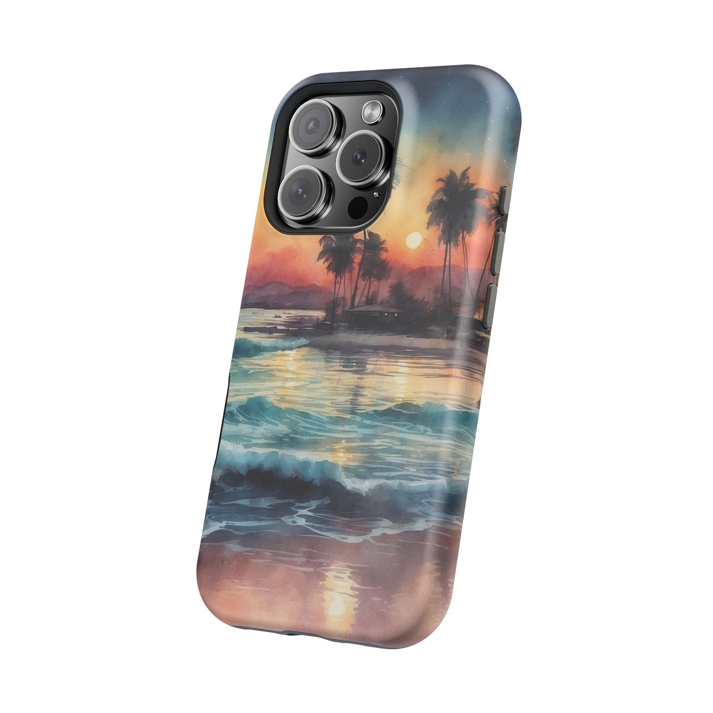 Tropical Sunset Waves - MagSafe iPhone Case - BOGO Cases