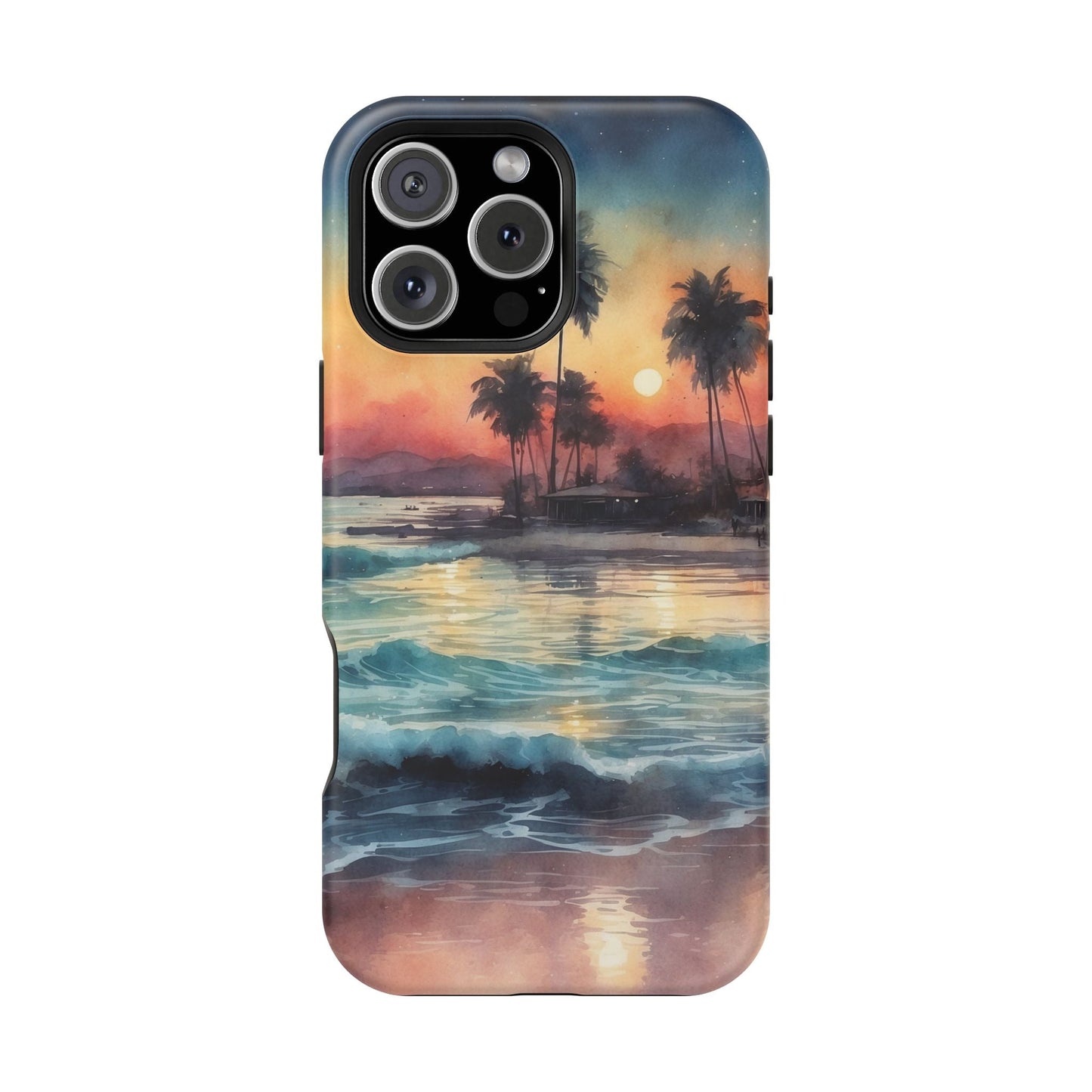 Tropical Sunset Waves - MagSafe iPhone Case - BOGO Cases