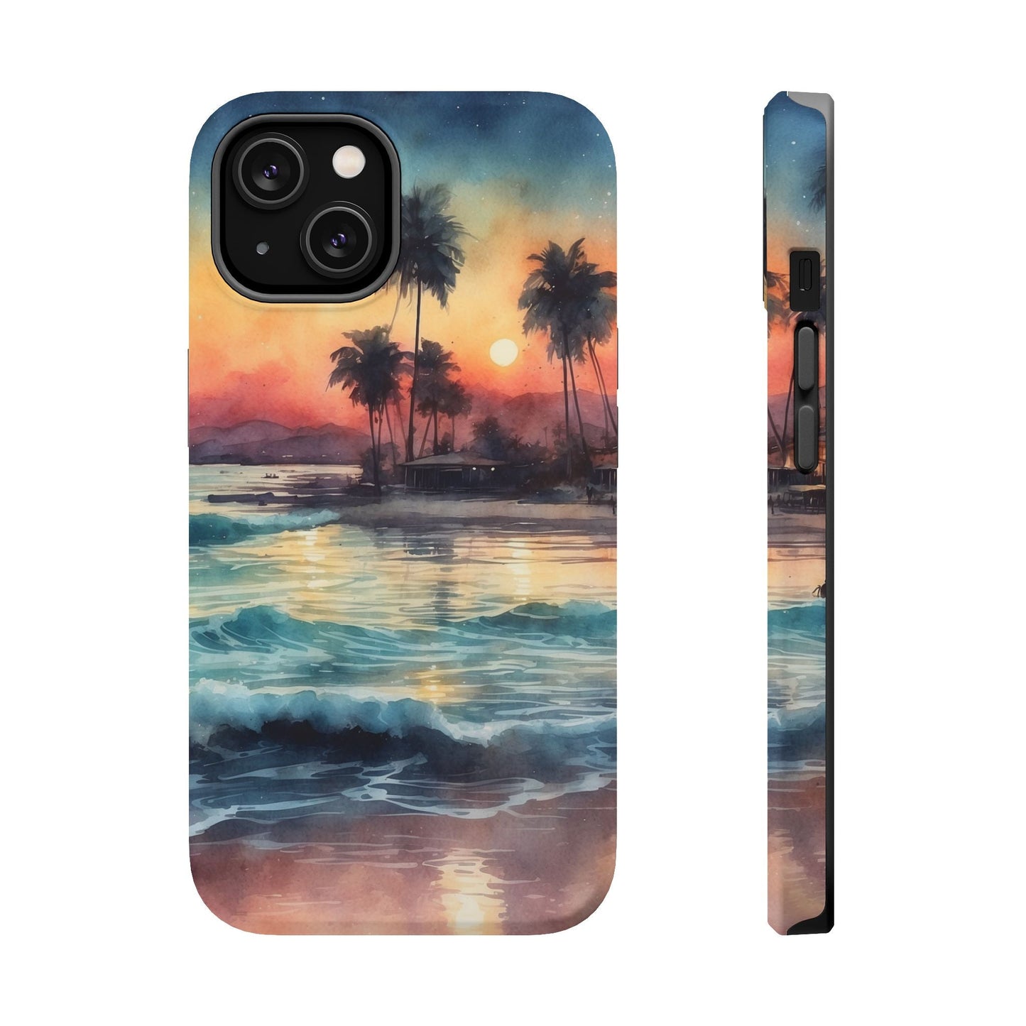Tropical Sunset Waves - MagSafe iPhone Case - BOGO Cases