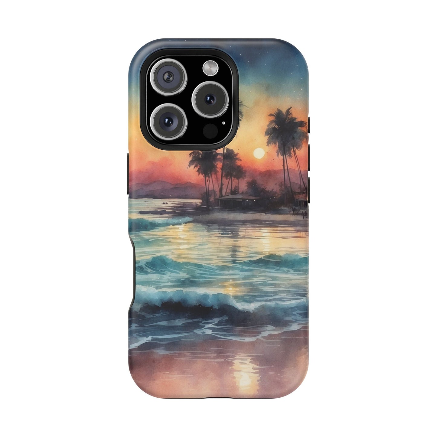 Tropical Sunset Waves - MagSafe iPhone Case - BOGO Cases