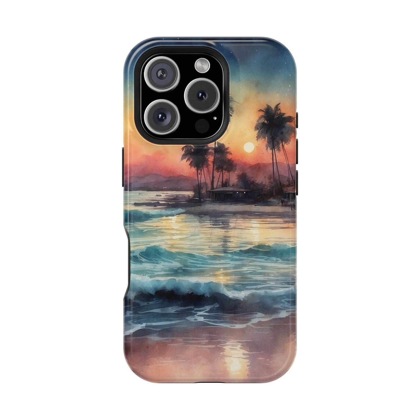Tropical Sunset Waves - MagSafe iPhone Case - BOGO Cases