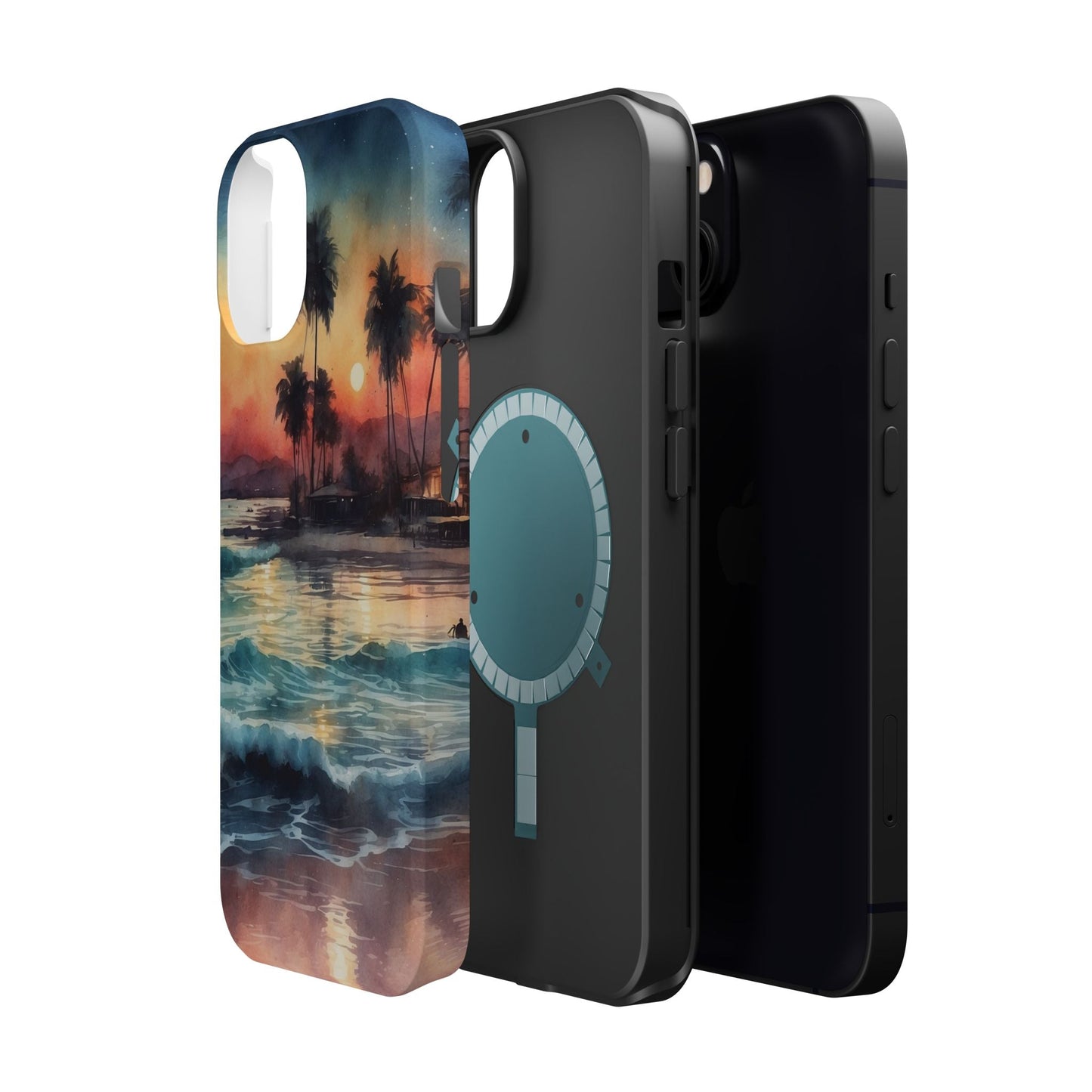 Tropical Sunset Waves - MagSafe iPhone Case - BOGO Cases