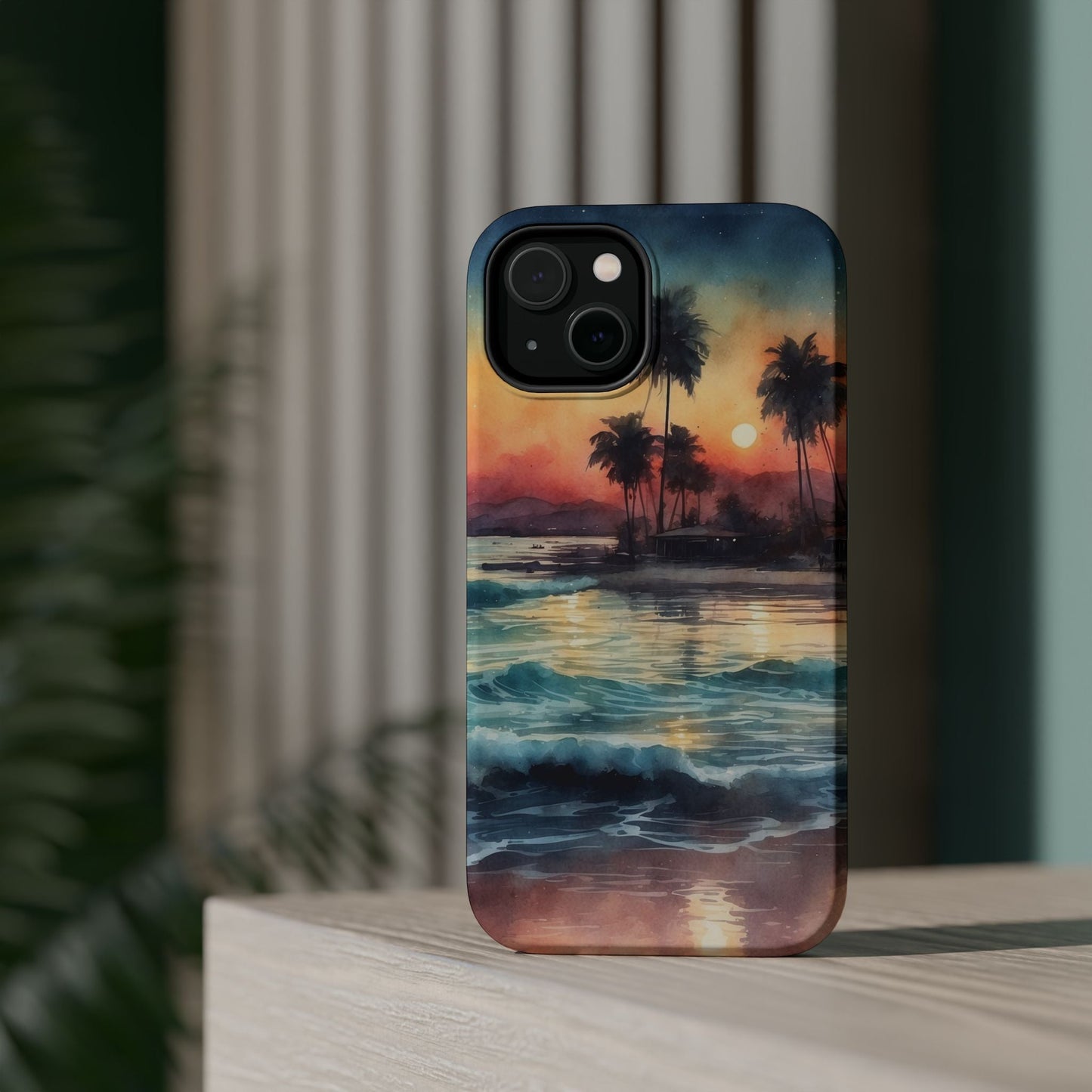 Tropical Sunset Waves - MagSafe iPhone Case - BOGO Cases