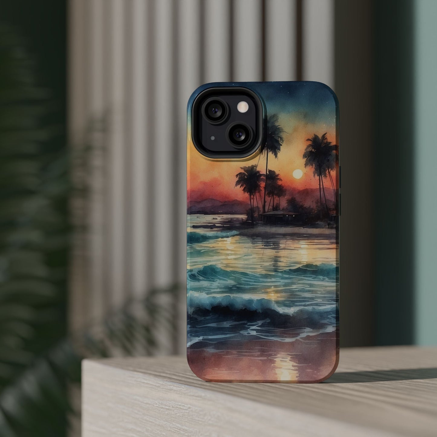 Tropical Sunset Waves - MagSafe iPhone Case - BOGO Cases