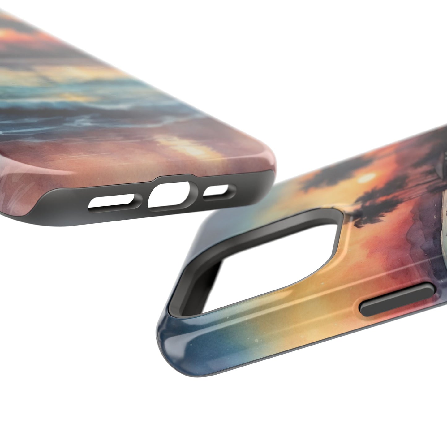 Tropical Sunset Waves - MagSafe iPhone Case - BOGO Cases