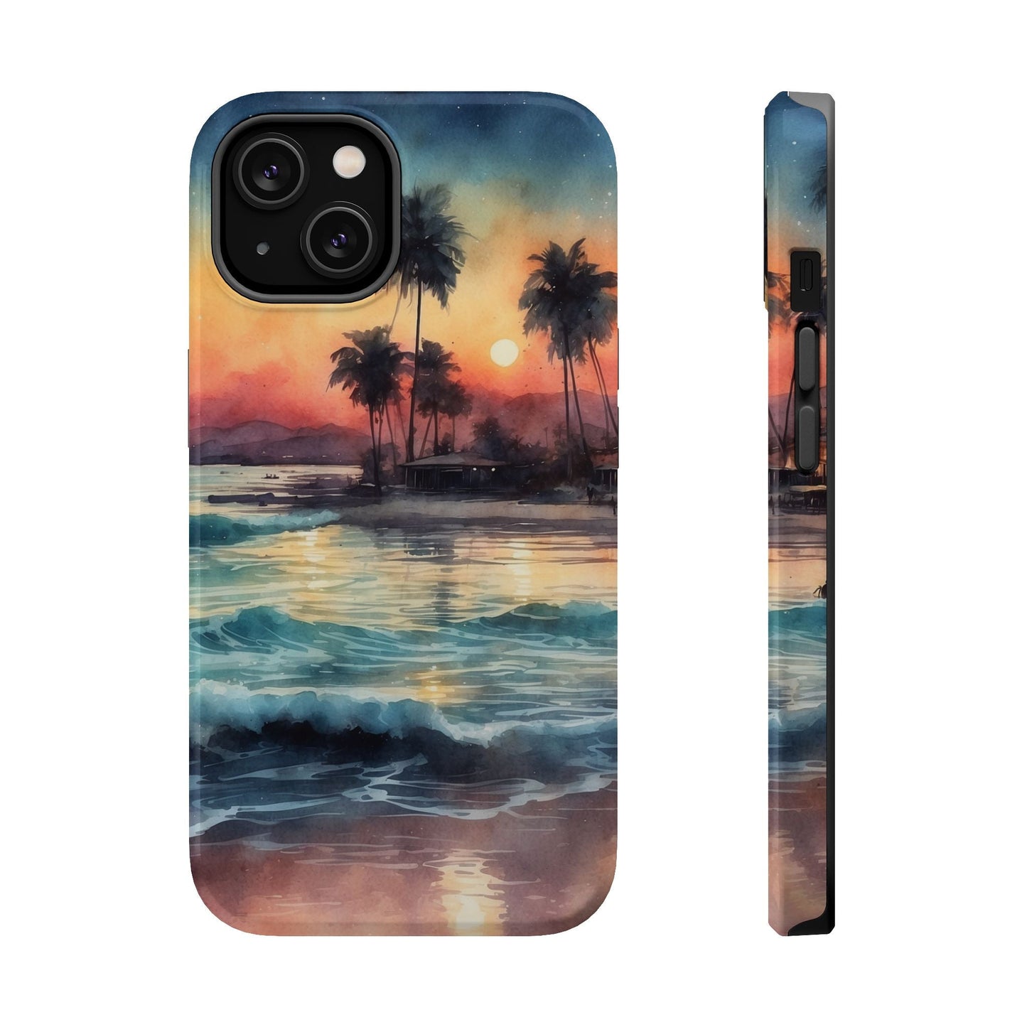 Tropical Sunset Waves - MagSafe iPhone Case - BOGO Cases