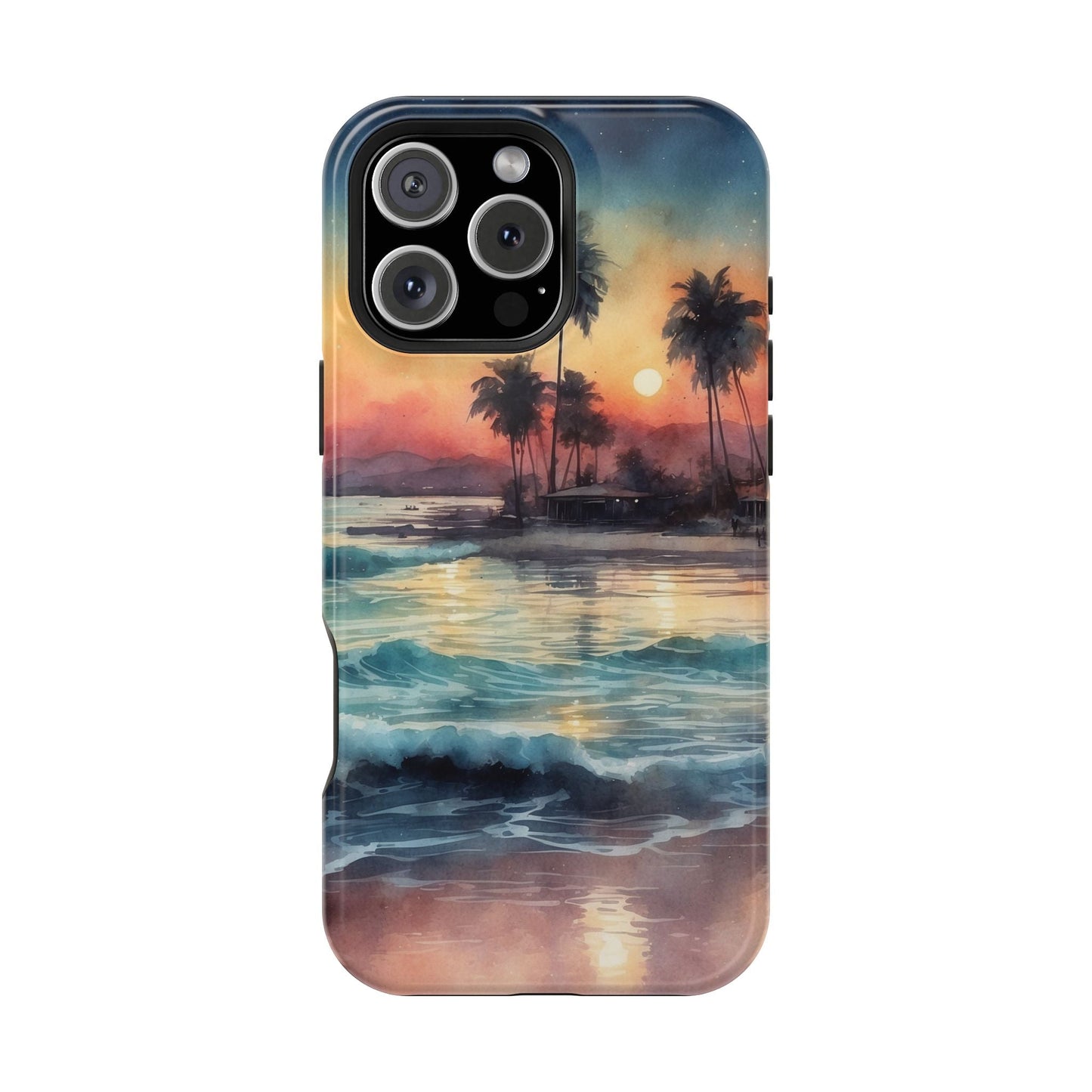 Tropical Sunset Waves - MagSafe iPhone Case - BOGO Cases