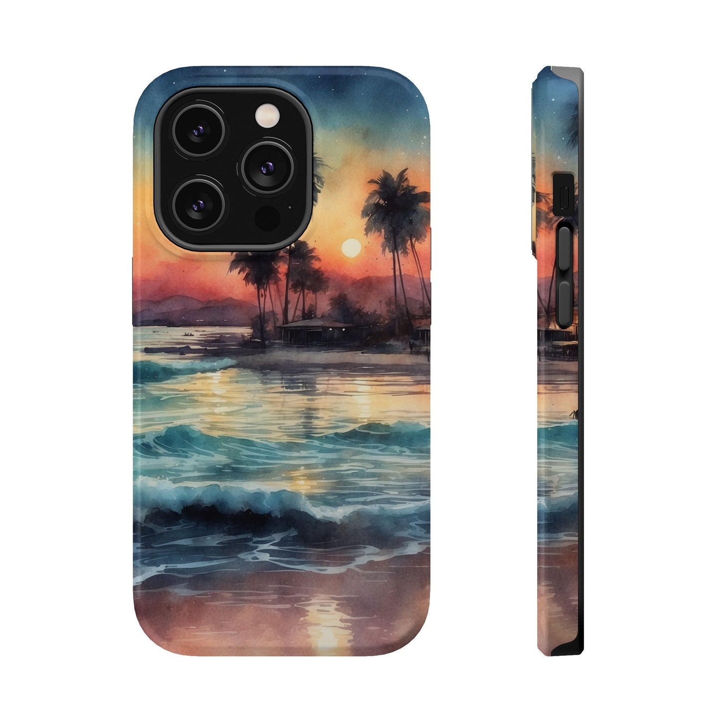 Tropical Sunset Waves - MagSafe iPhone Case - BOGO Cases
