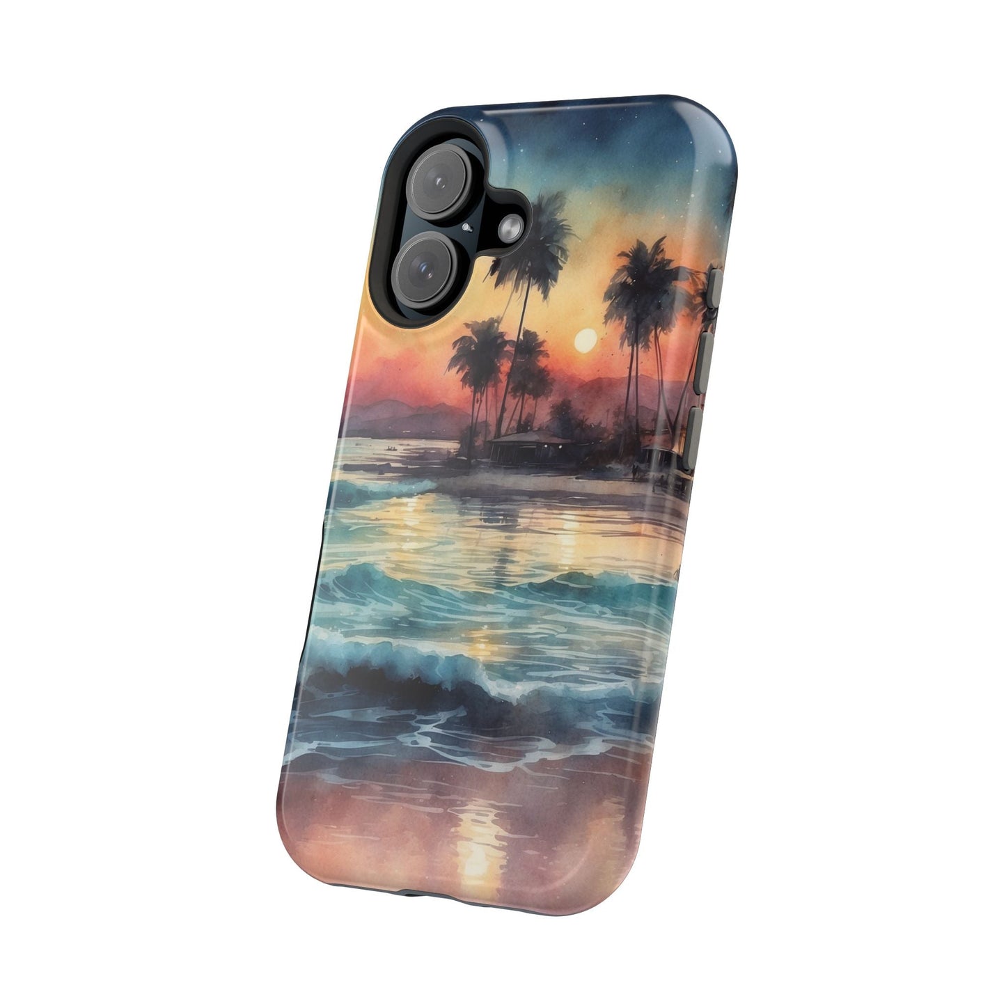 Tropical Sunset Waves - MagSafe iPhone Case - BOGO Cases