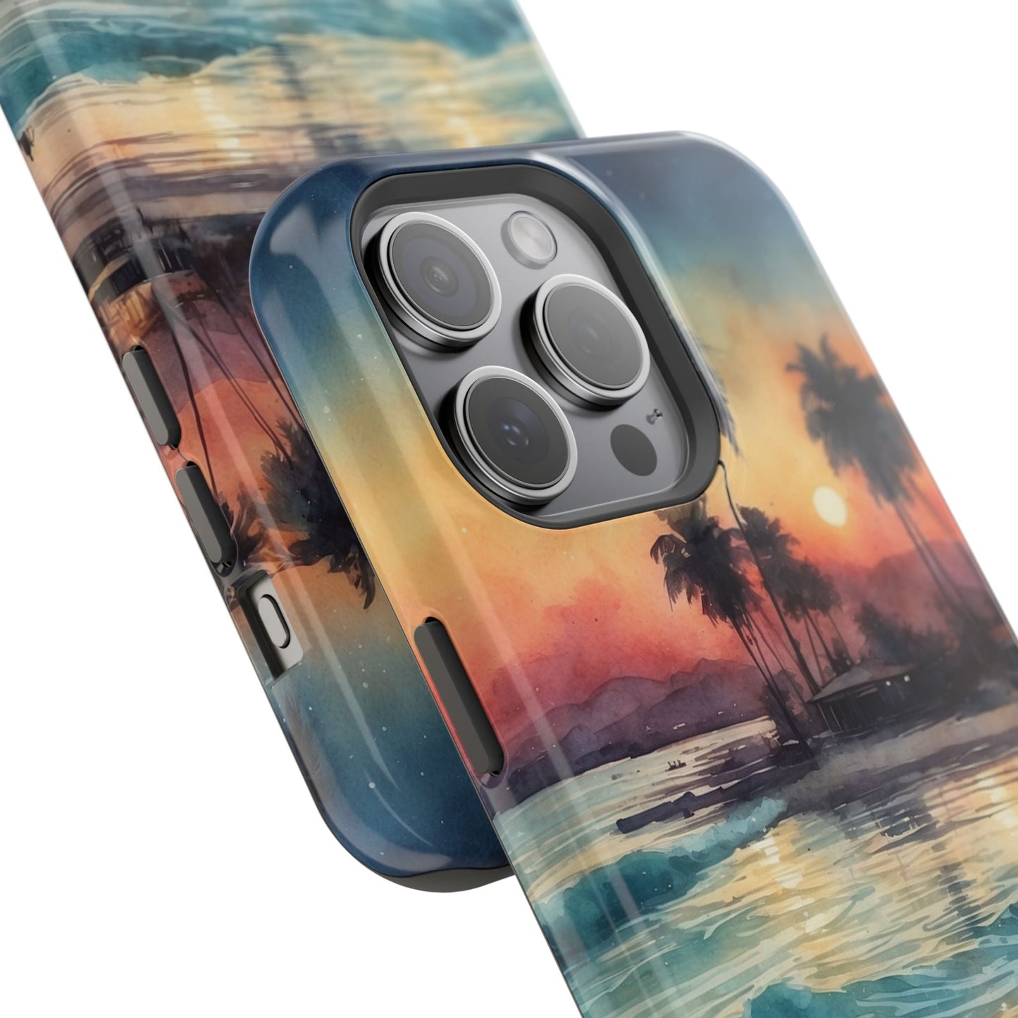 Tropical Sunset Waves - MagSafe iPhone Case - BOGO Cases