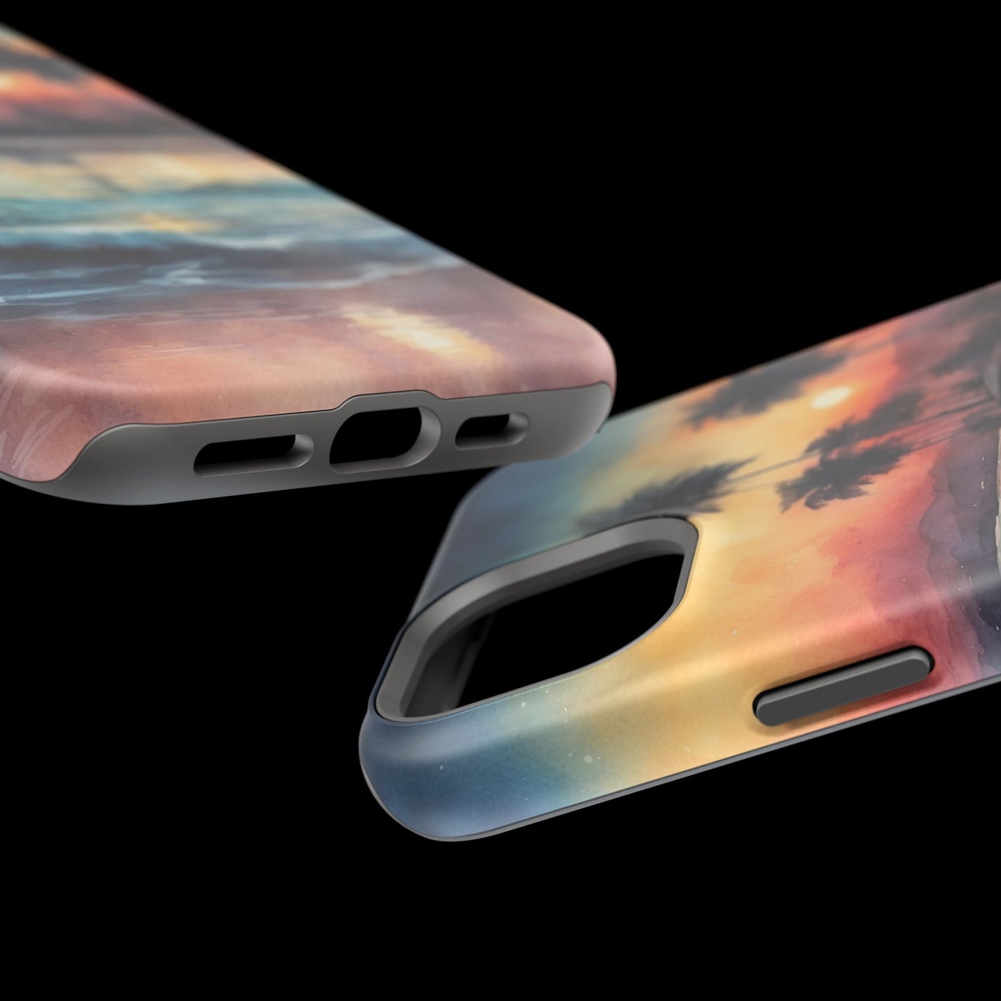 Tropical Sunset Waves - MagSafe iPhone Case - BOGO Cases