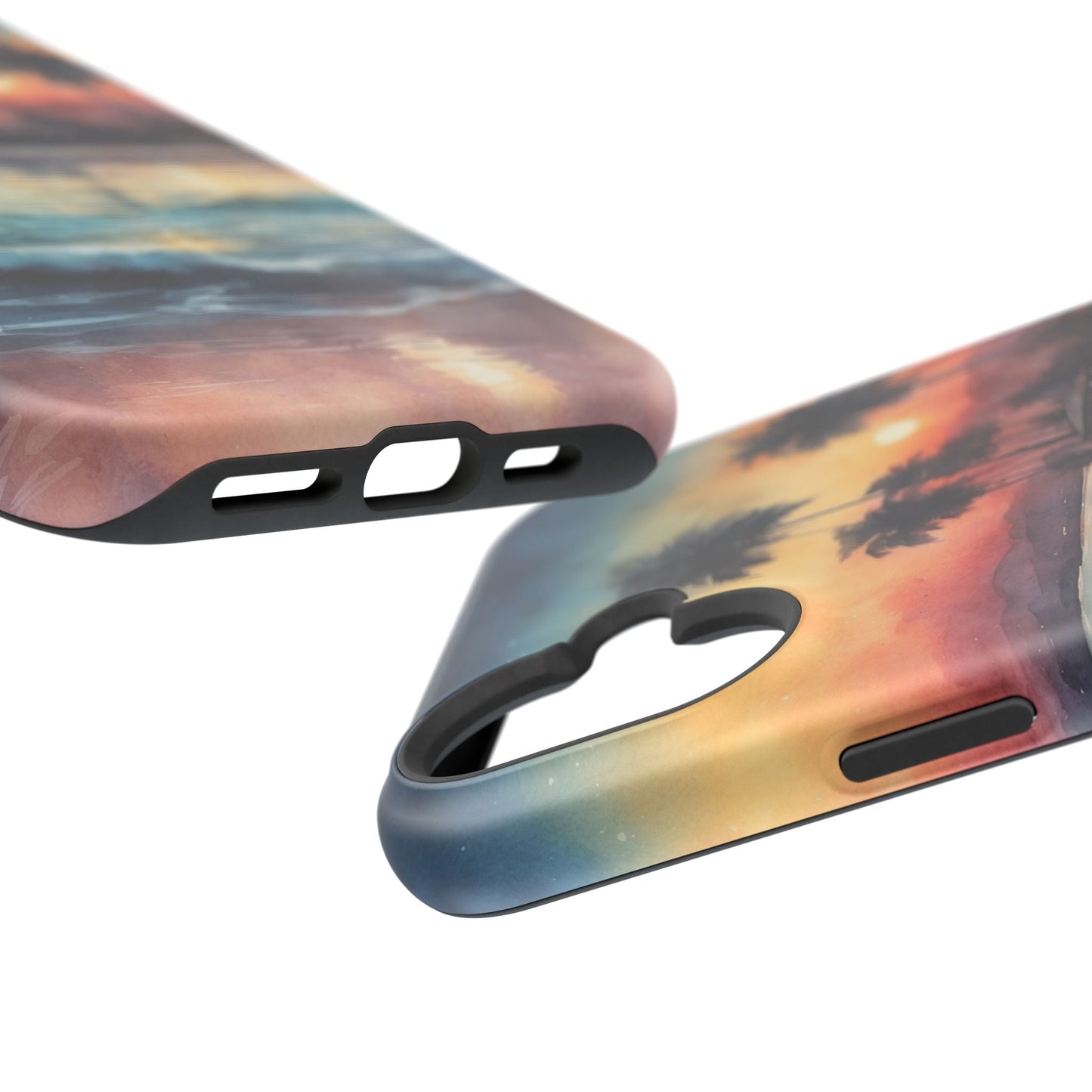 Tropical Sunset Waves - MagSafe iPhone Case - BOGO Cases