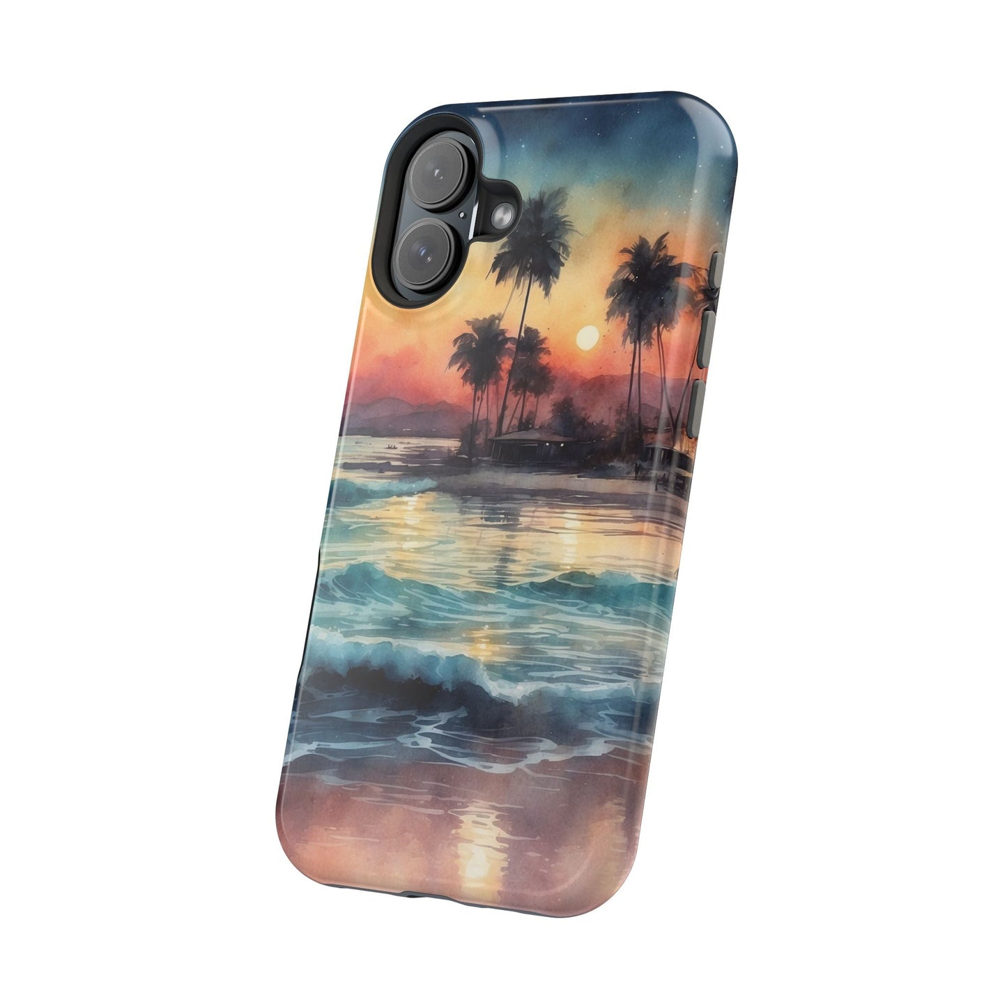 Tropical Sunset Waves - MagSafe iPhone Case - BOGO Cases