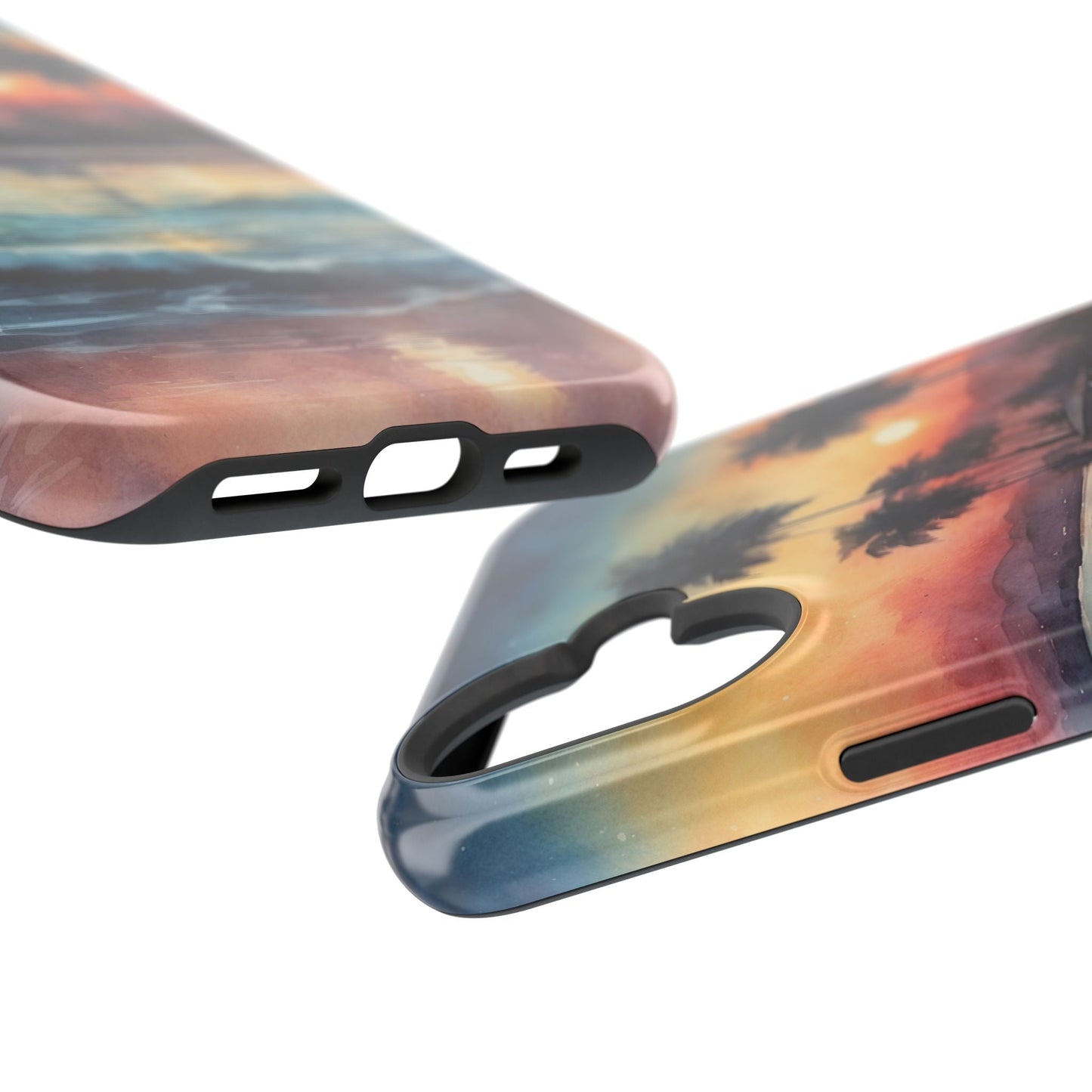Tropical Sunset Waves - MagSafe iPhone Case - BOGO Cases