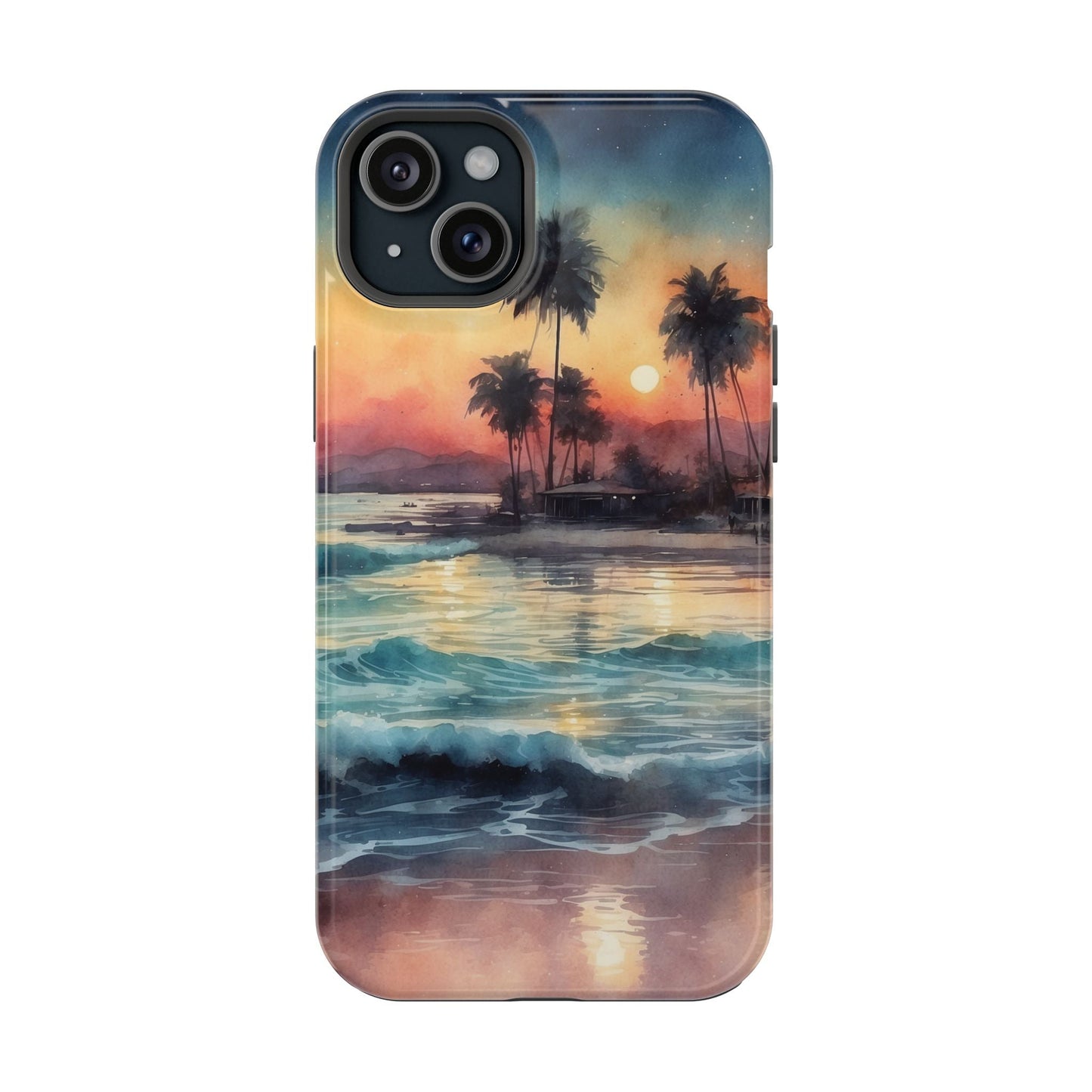 Tropical Sunset Waves - MagSafe iPhone Case - BOGO Cases