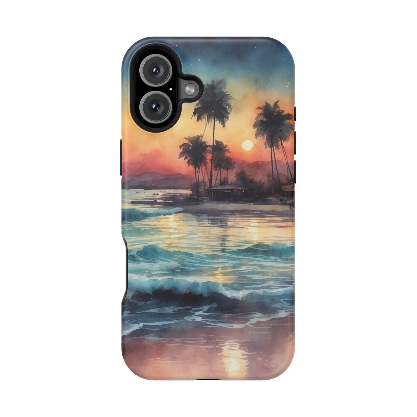 Tropical Sunset Waves - MagSafe iPhone Case - BOGO Cases