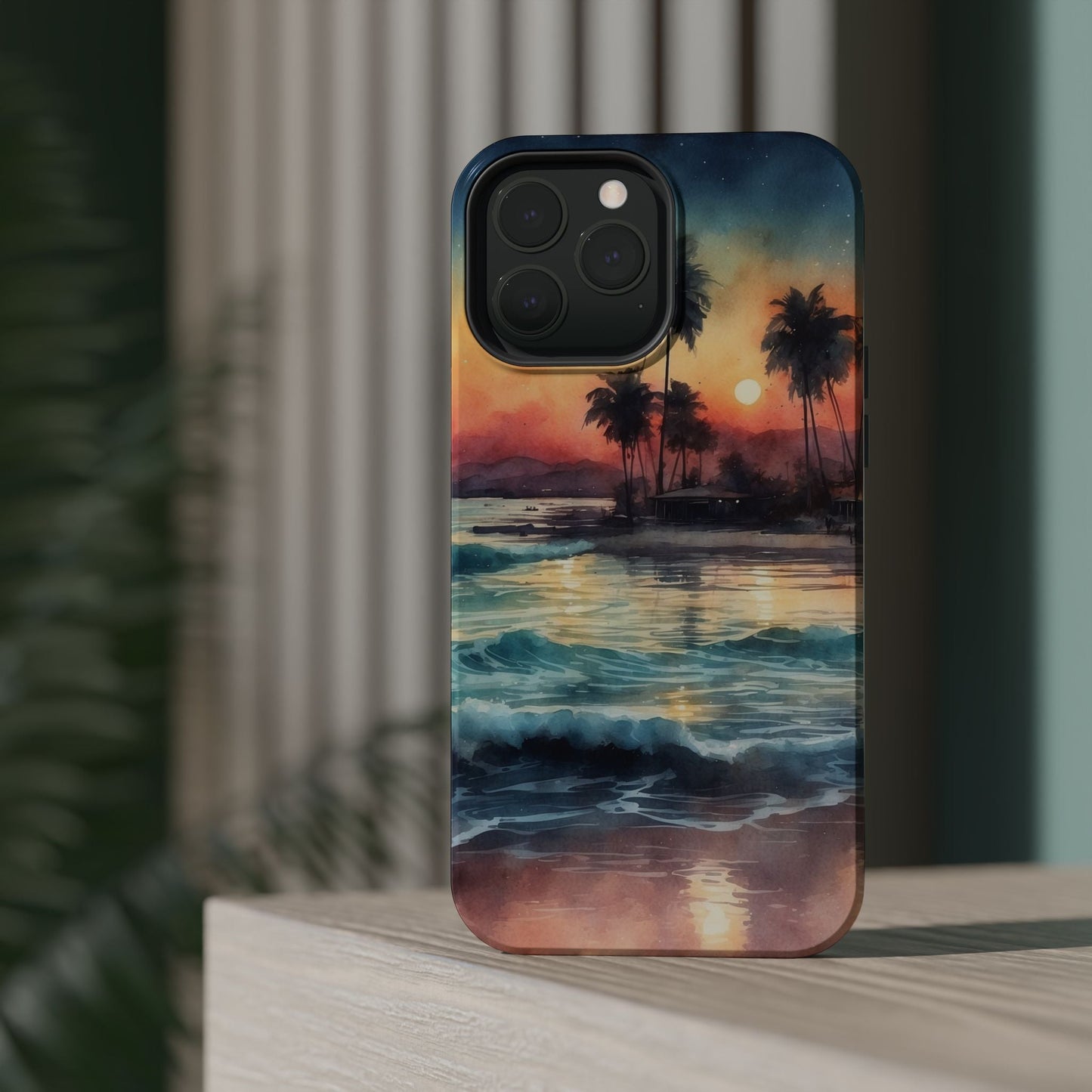 Tropical Sunset Waves - MagSafe iPhone Case - BOGO Cases