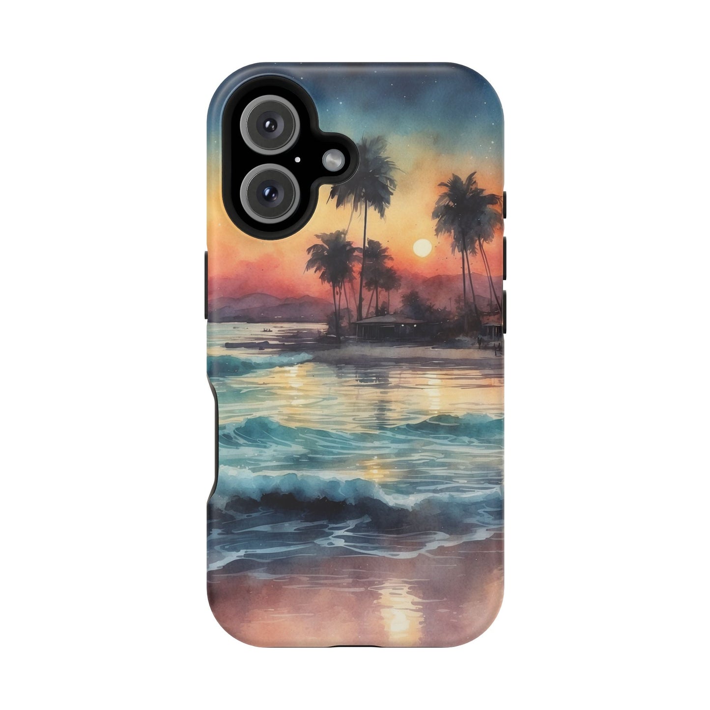 Tropical Sunset Waves - MagSafe iPhone Case - BOGO Cases
