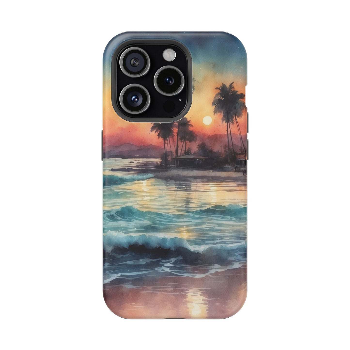 Tropical Sunset Waves - MagSafe iPhone Case - BOGO Cases