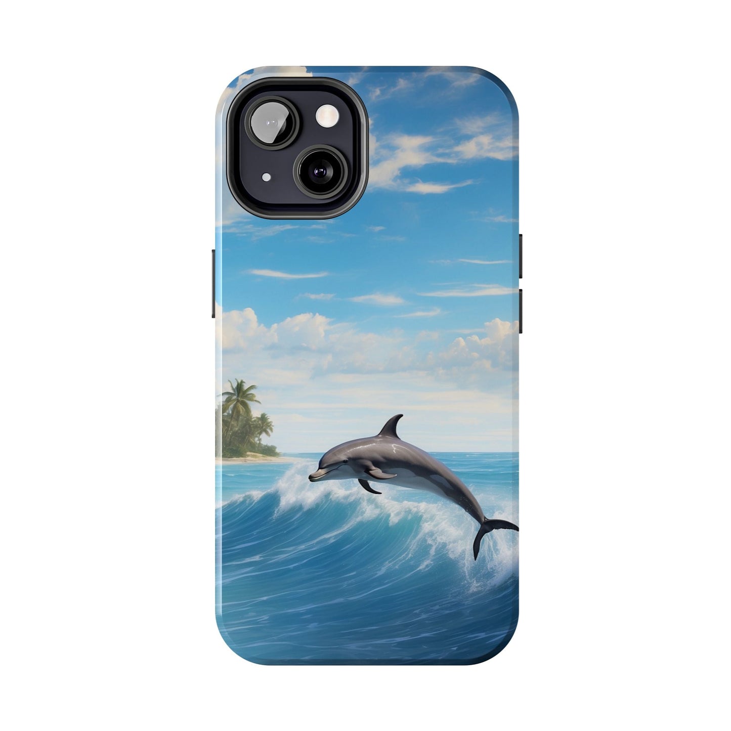 Tropical Surf Dolphin - iPhone Series Case - BOGO Cases