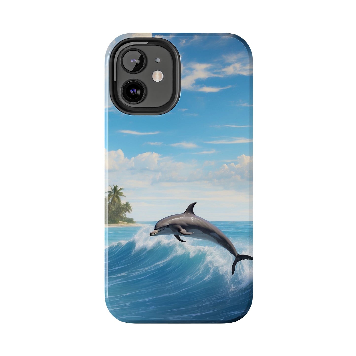 Tropical Surf Dolphin - iPhone Series Case - BOGO Cases