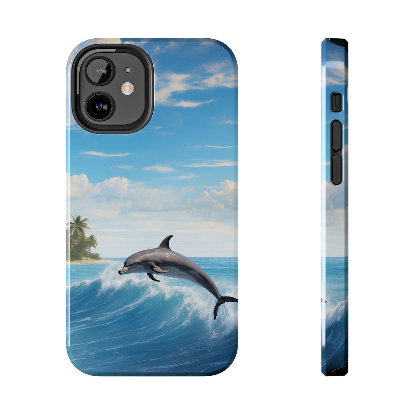 Tropical Surf Dolphin - iPhone Series Case - BOGO Cases