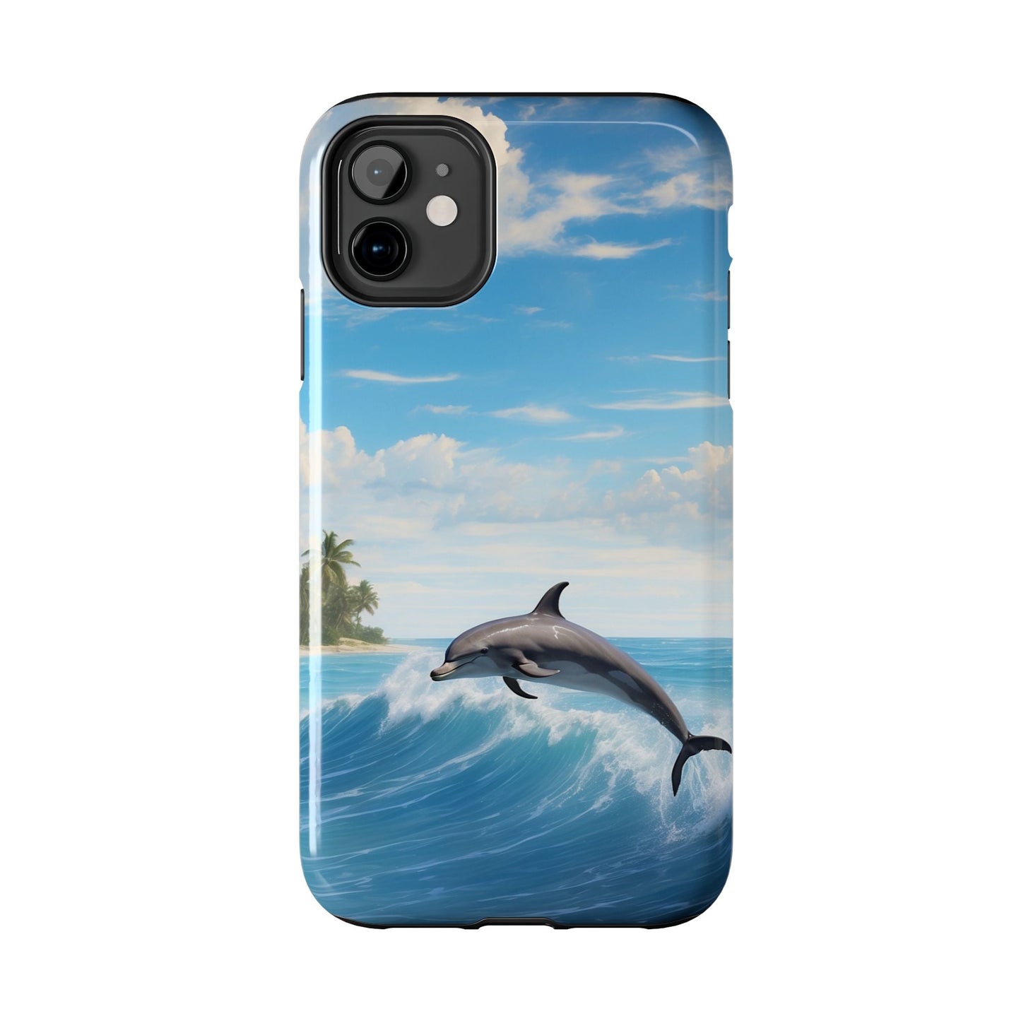 Tropical Surf Dolphin - iPhone Series Case - BOGO Cases