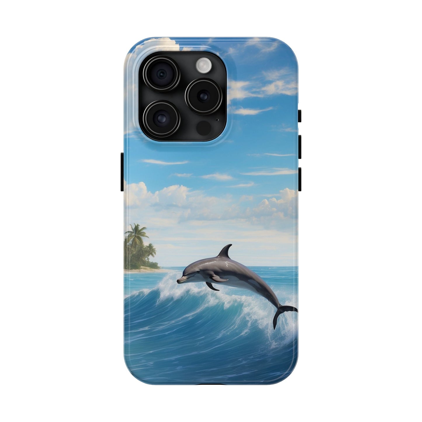 Tropical Surf Dolphin - iPhone Series Case - BOGO Cases