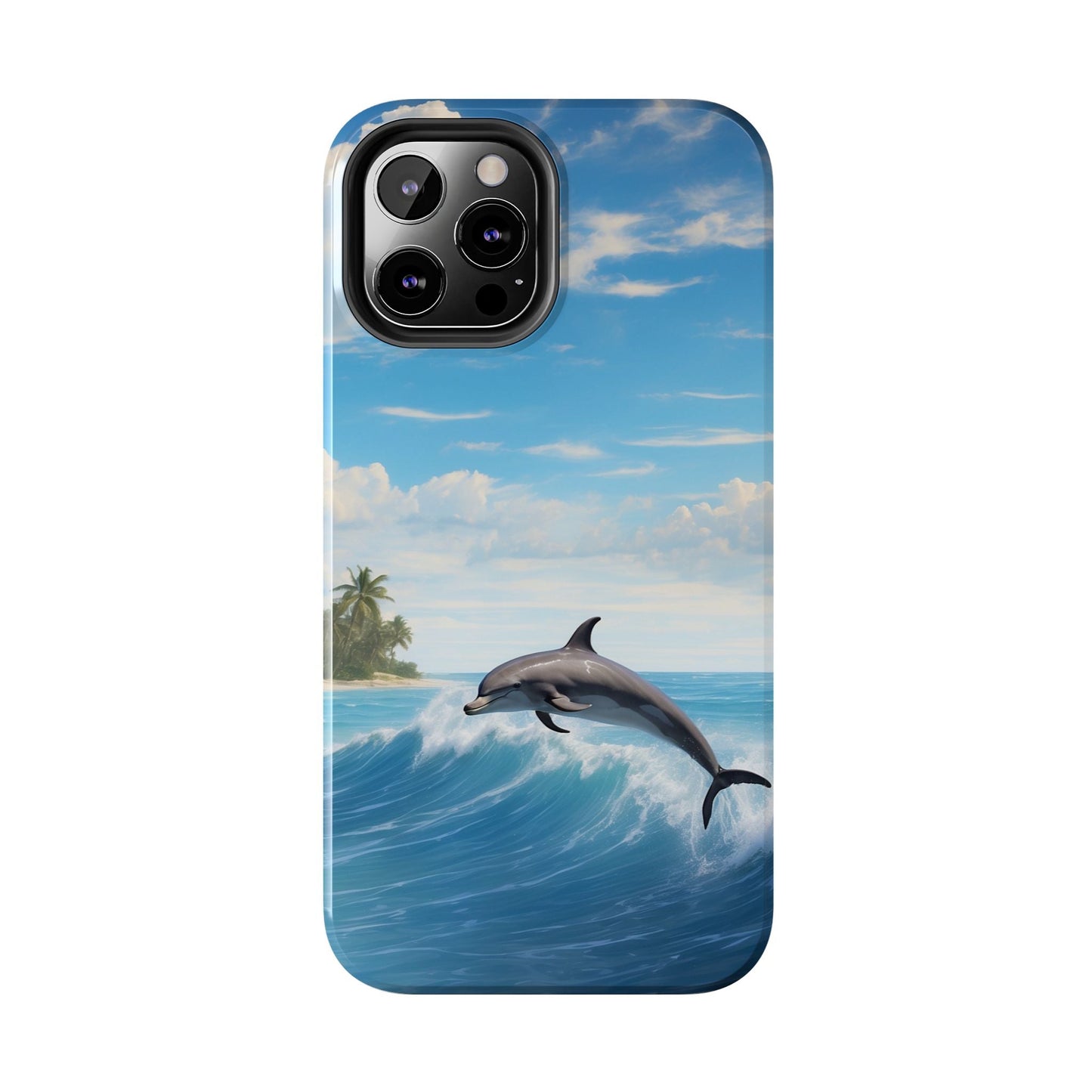 Tropical Surf Dolphin - iPhone Series Case - BOGO Cases