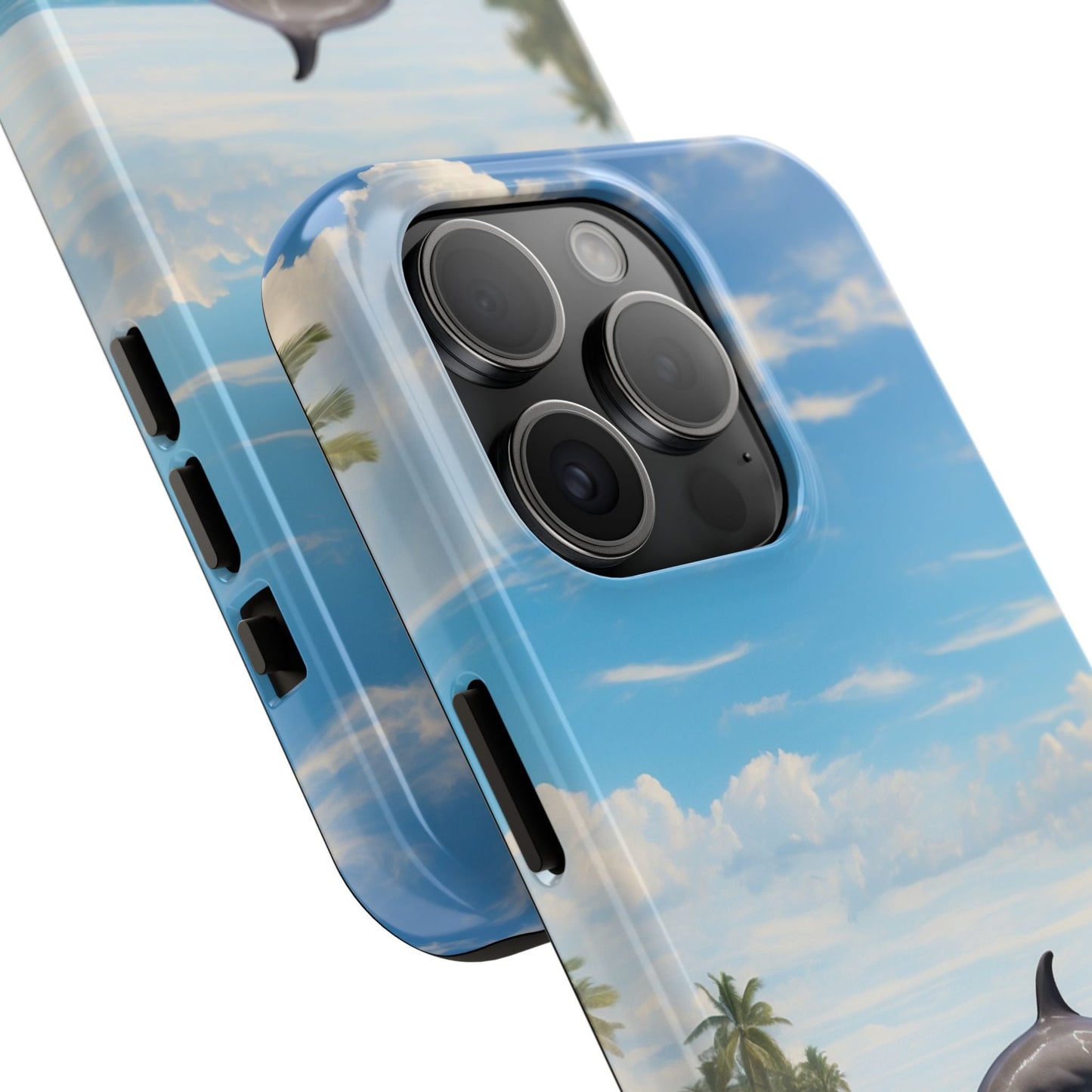 Tropical Surf Dolphin - iPhone Series Case - BOGO Cases
