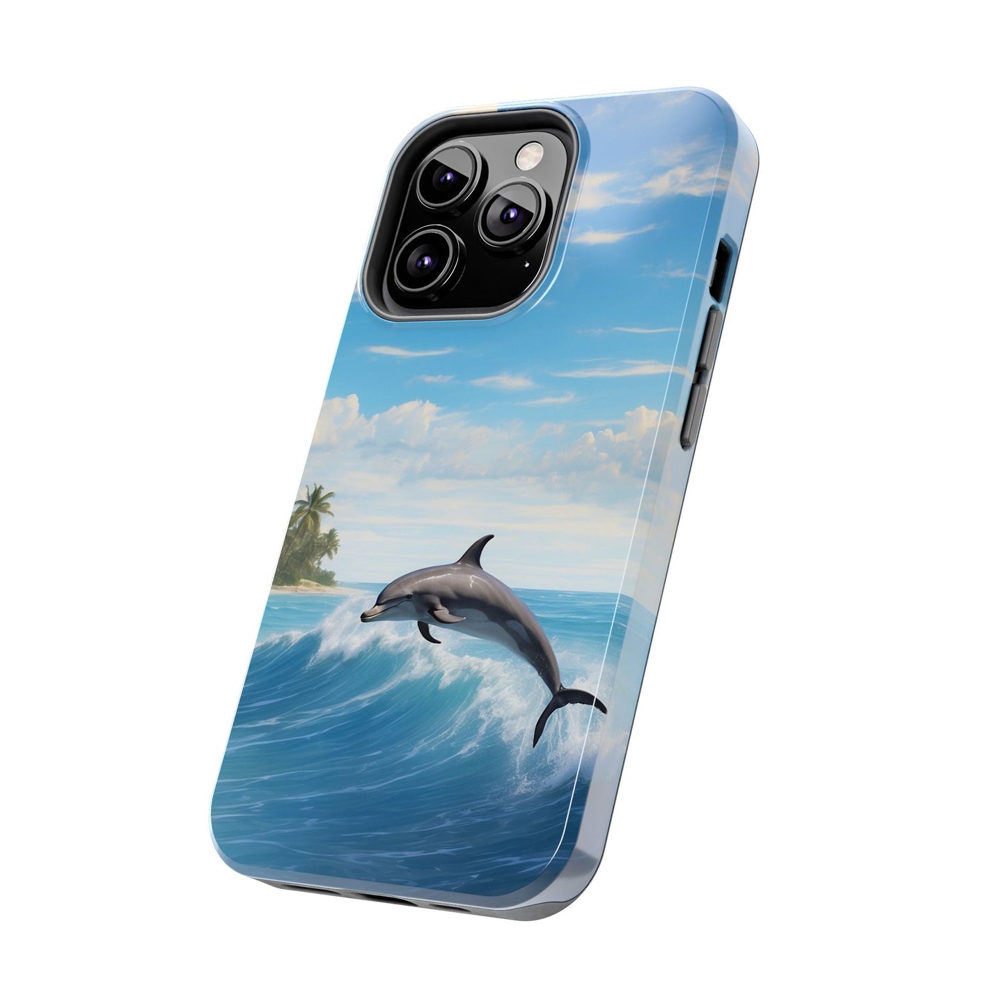 Tropical Surf Dolphin - iPhone Series Case - BOGO Cases