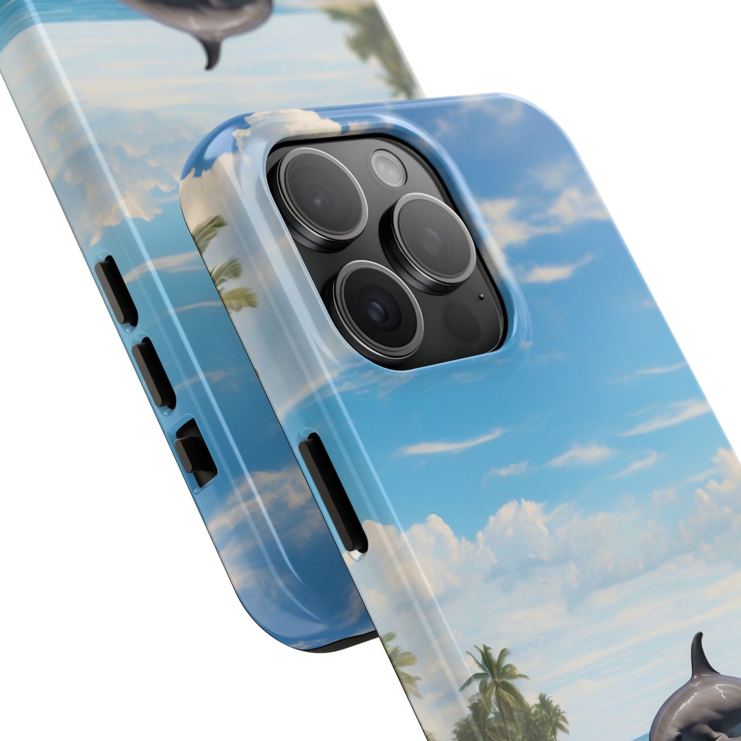Tropical Surf Dolphin - iPhone Series Case - BOGO Cases