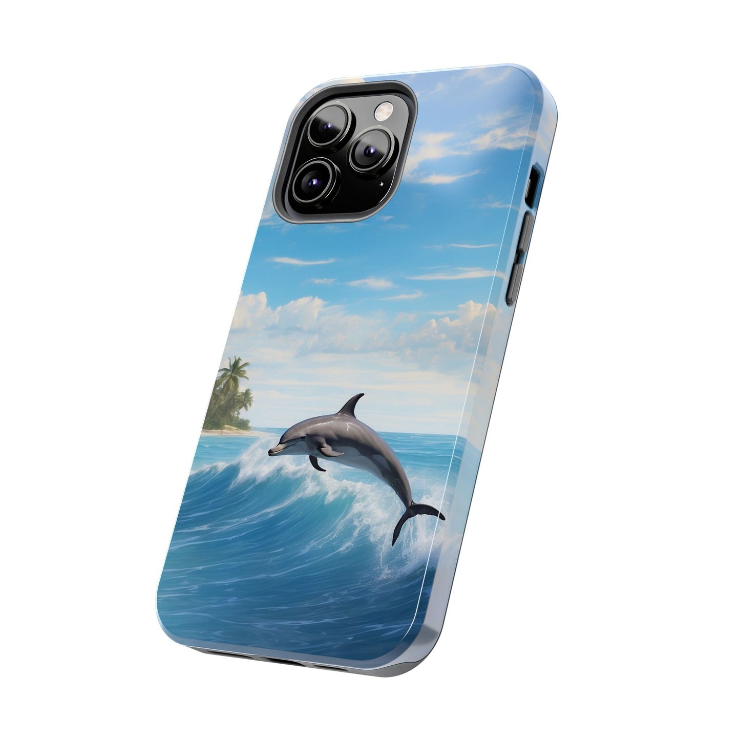 Tropical Surf Dolphin - iPhone Series Case - BOGO Cases