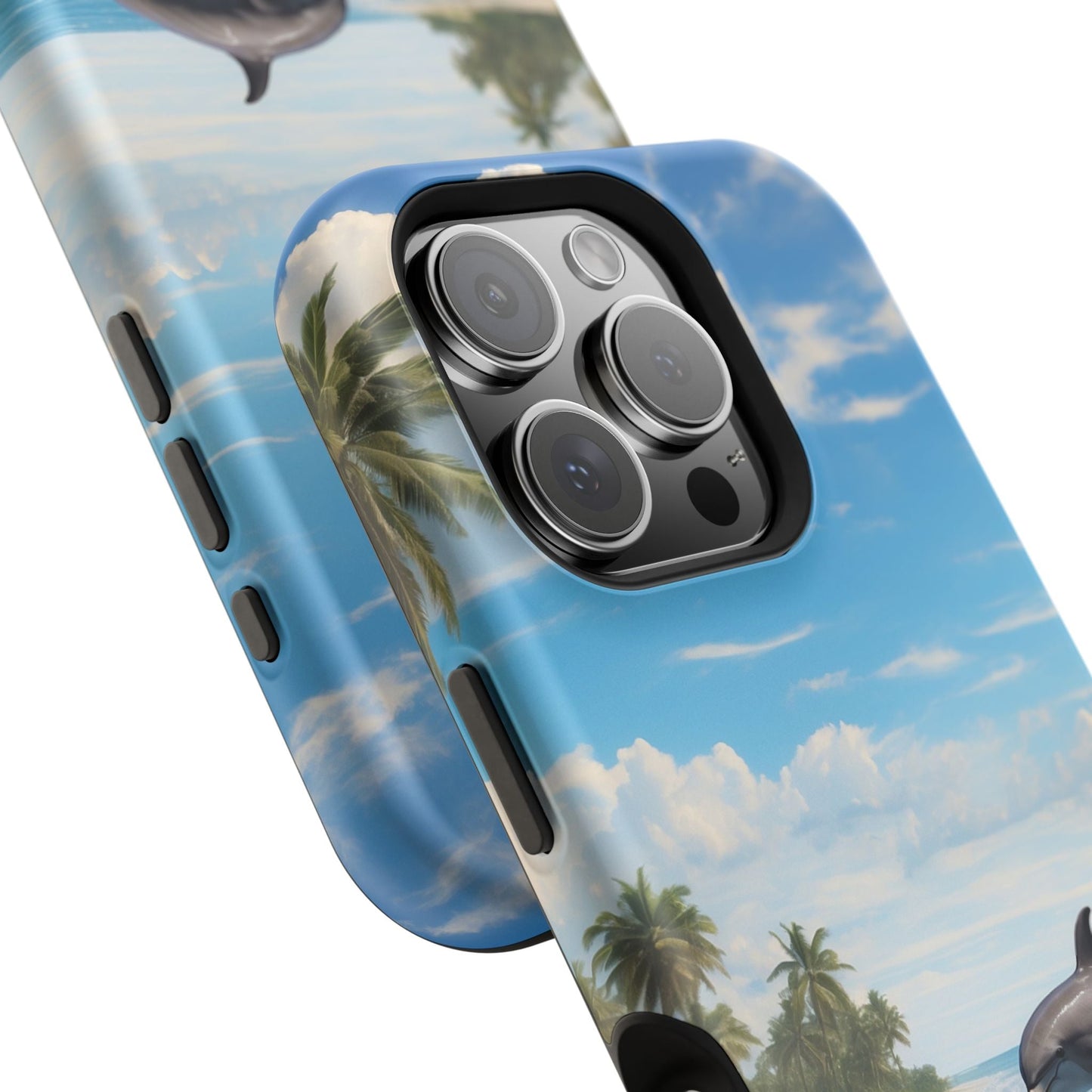 Tropical Surf Dolphin - MagSafe iPhone Case - BOGO Cases
