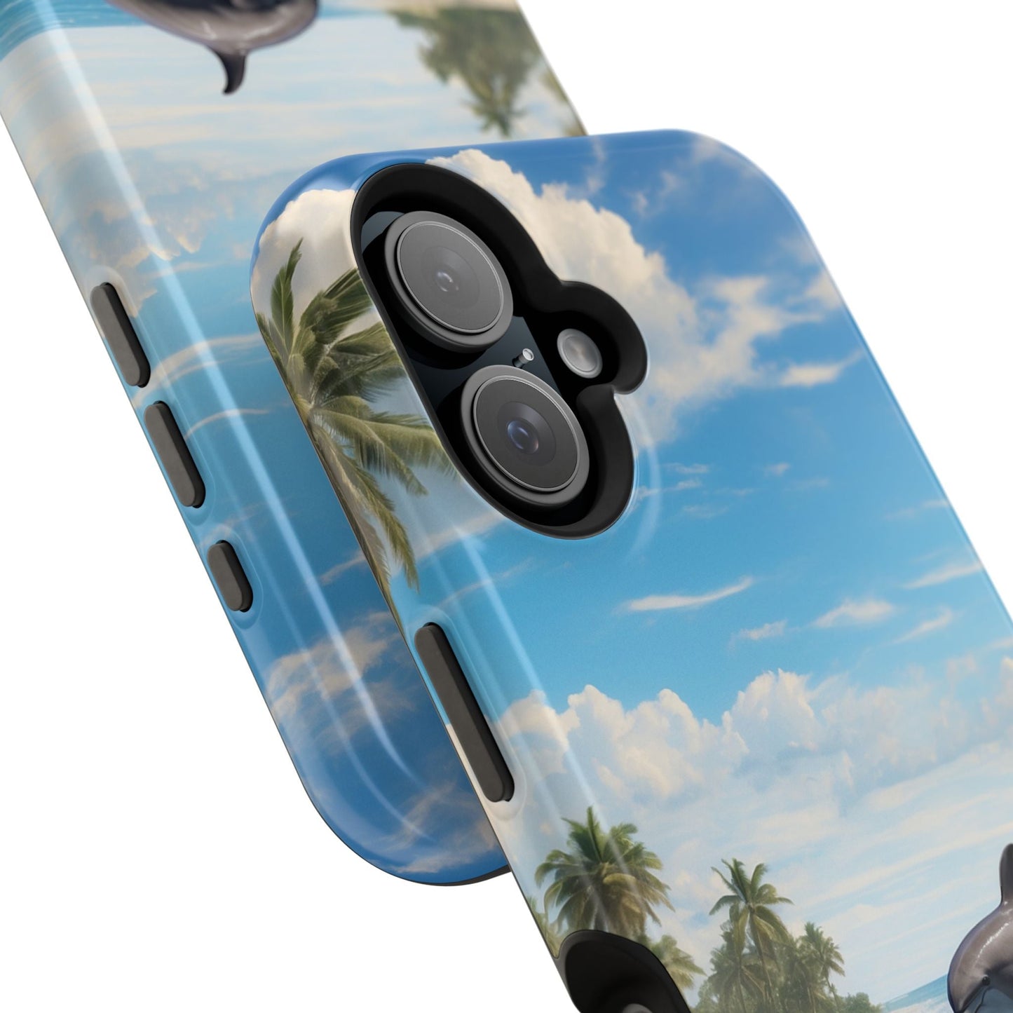 Tropical Surf Dolphin - MagSafe iPhone Case - BOGO Cases