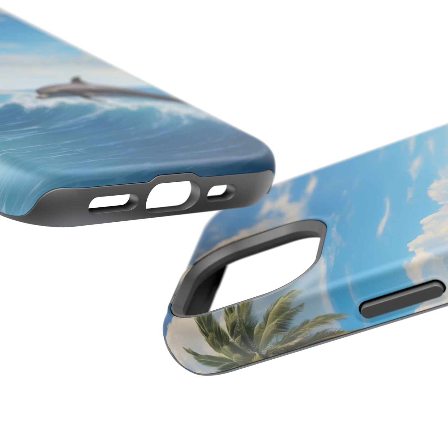 Tropical Surf Dolphin - MagSafe iPhone Case - BOGO Cases