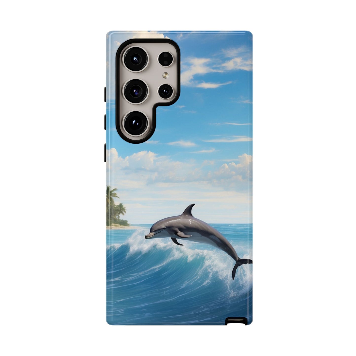 Tropical Surf Dolphin - Samsung Galaxy Case - BOGO Cases