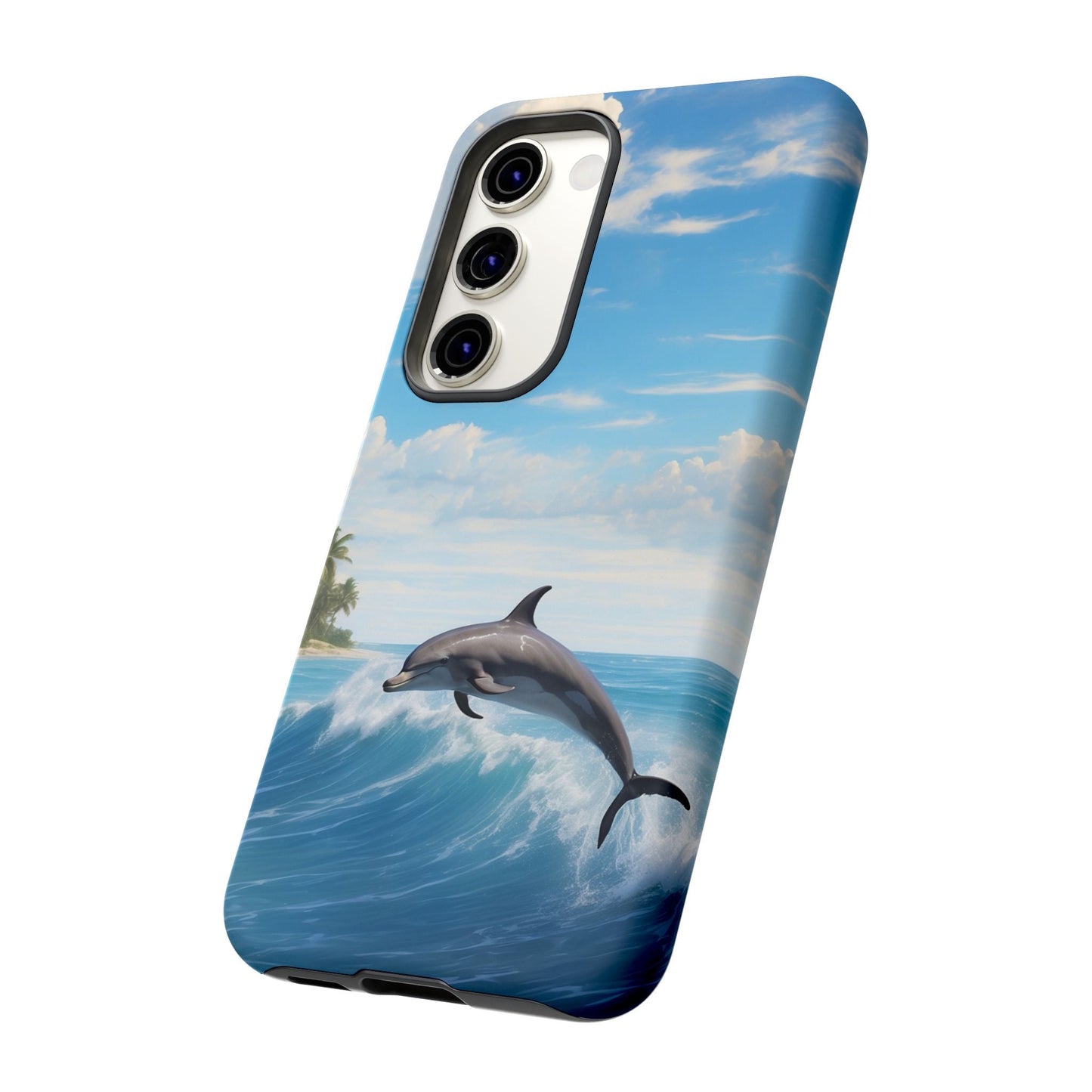 Tropical Surf Dolphin - Samsung Galaxy Case - BOGO Cases