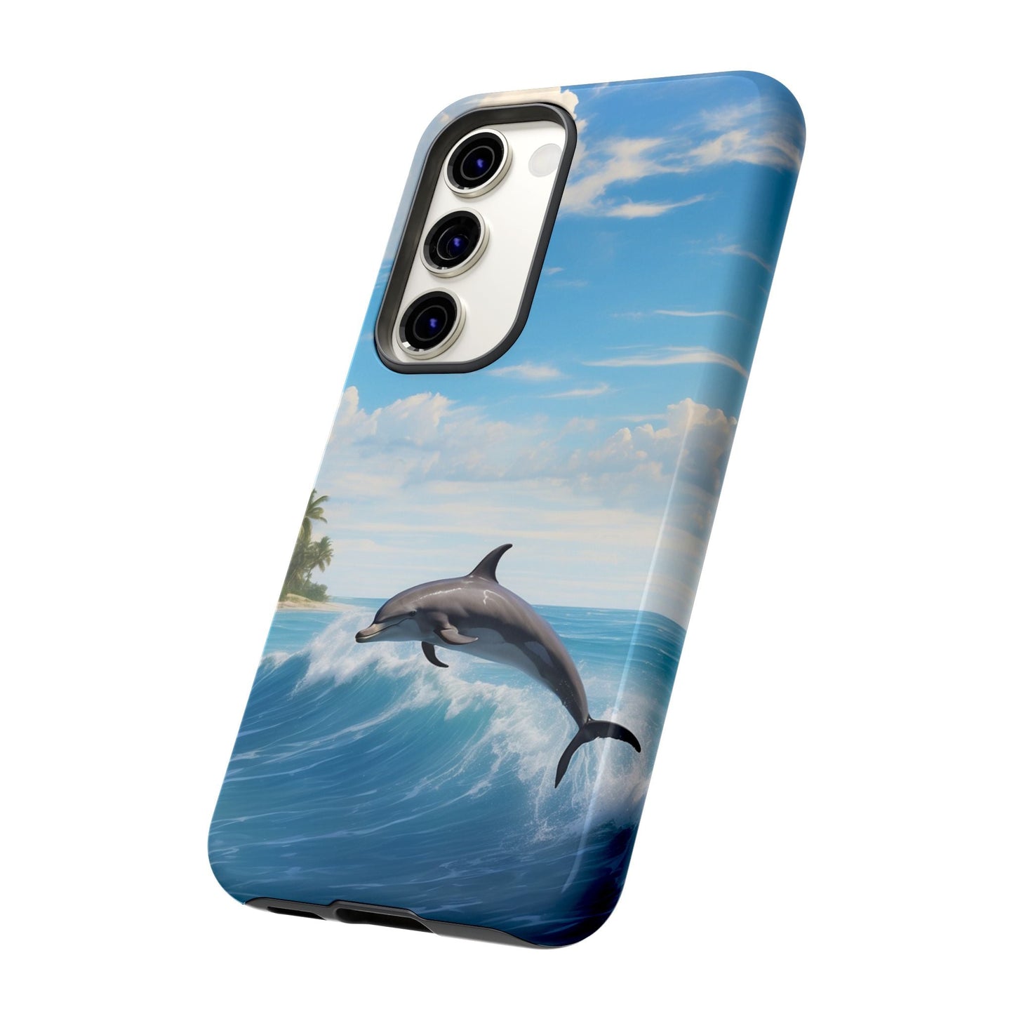 Tropical Surf Dolphin - Samsung Galaxy Case - BOGO Cases