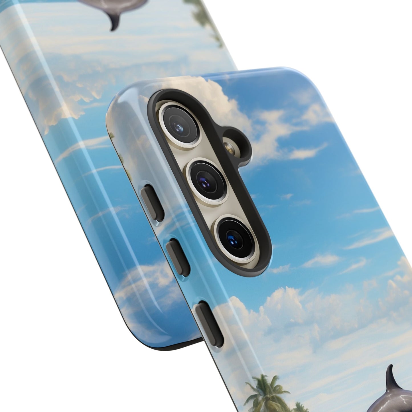 Tropical Surf Dolphin - Samsung Galaxy Case - BOGO Cases