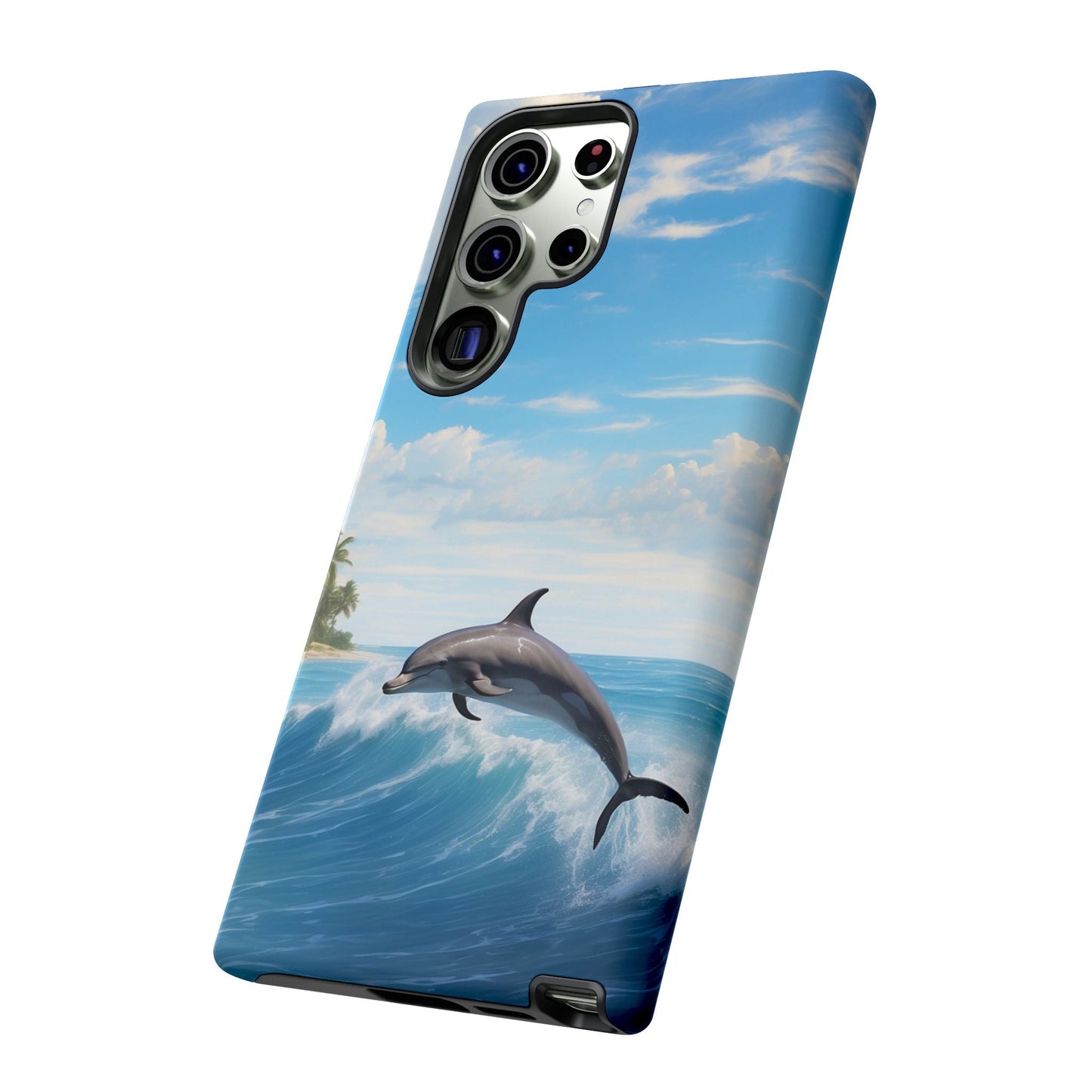 Tropical Surf Dolphin - Samsung Galaxy Case - BOGO Cases