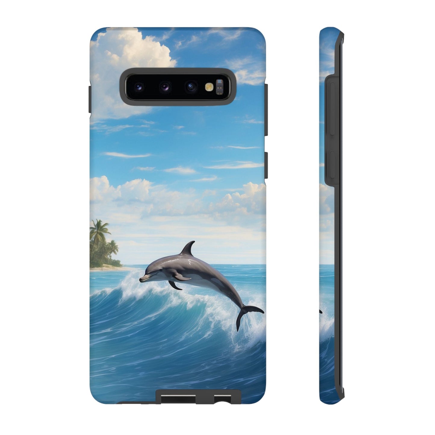 Tropical Surf Dolphin - Samsung Galaxy Case - BOGO Cases