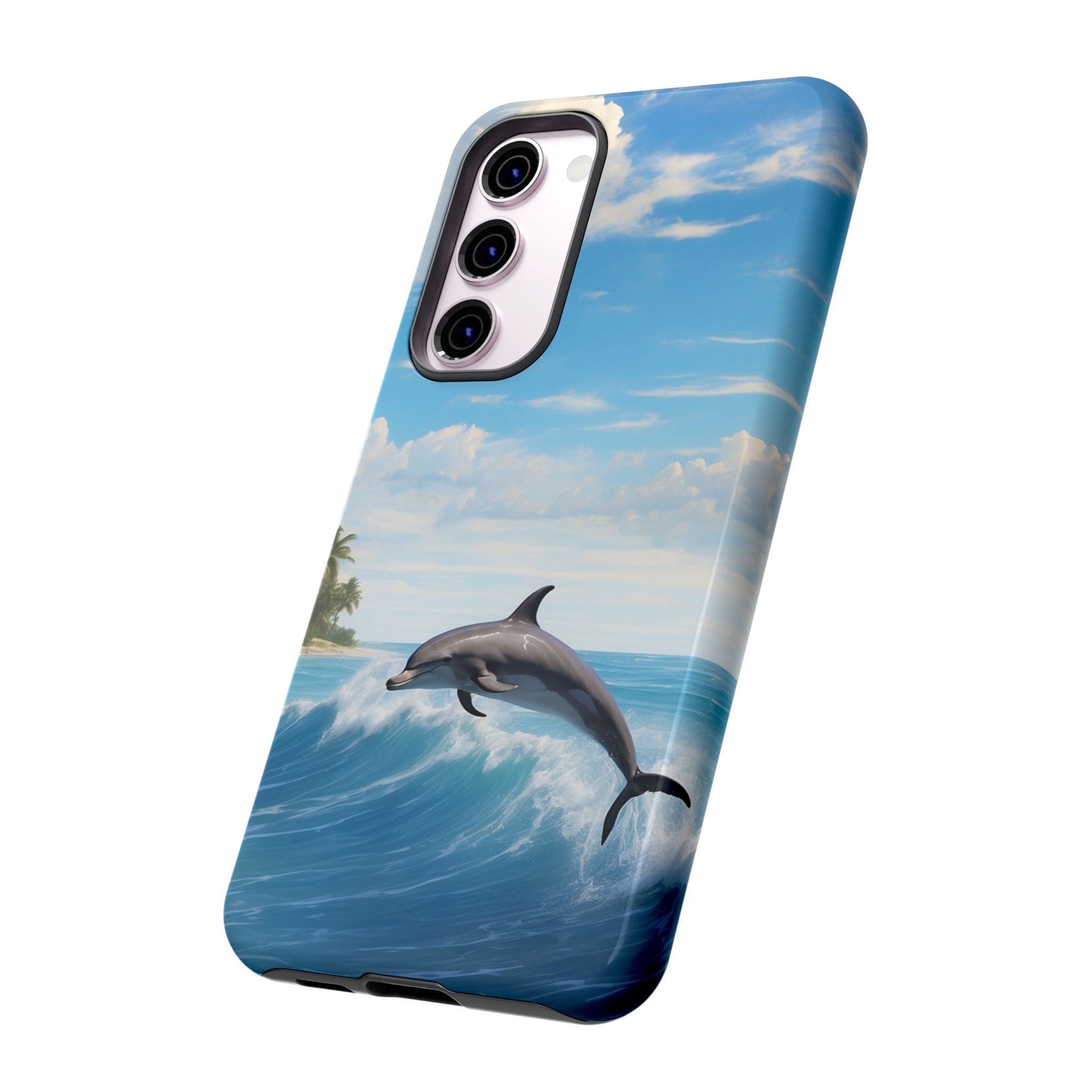 Tropical Surf Dolphin - Samsung Galaxy Case - BOGO Cases