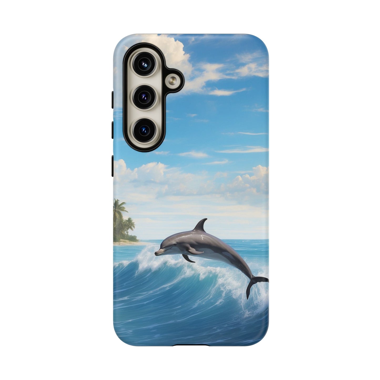 Tropical Surf Dolphin - Samsung Galaxy Case - BOGO Cases