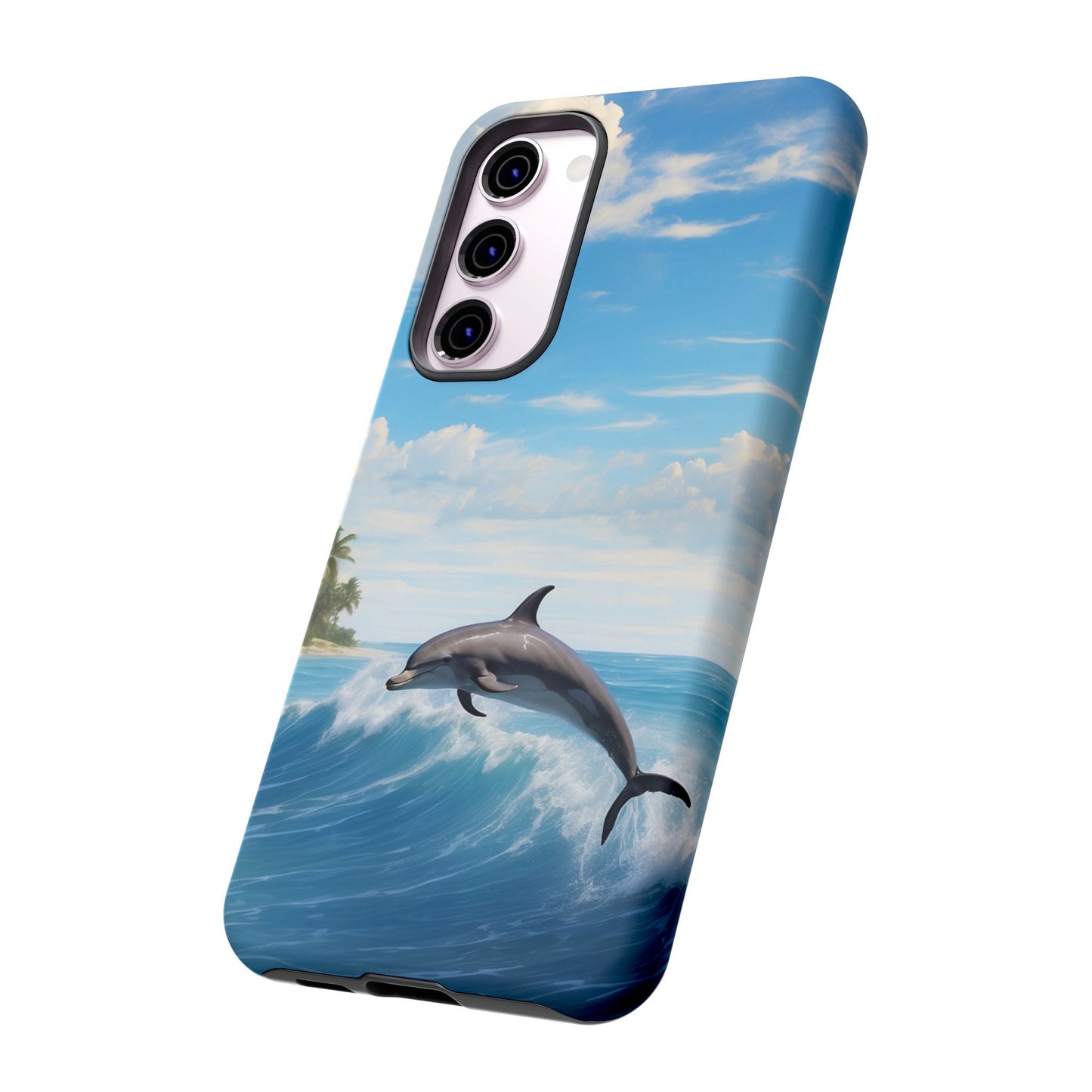 Tropical Surf Dolphin - Samsung Galaxy Case - BOGO Cases