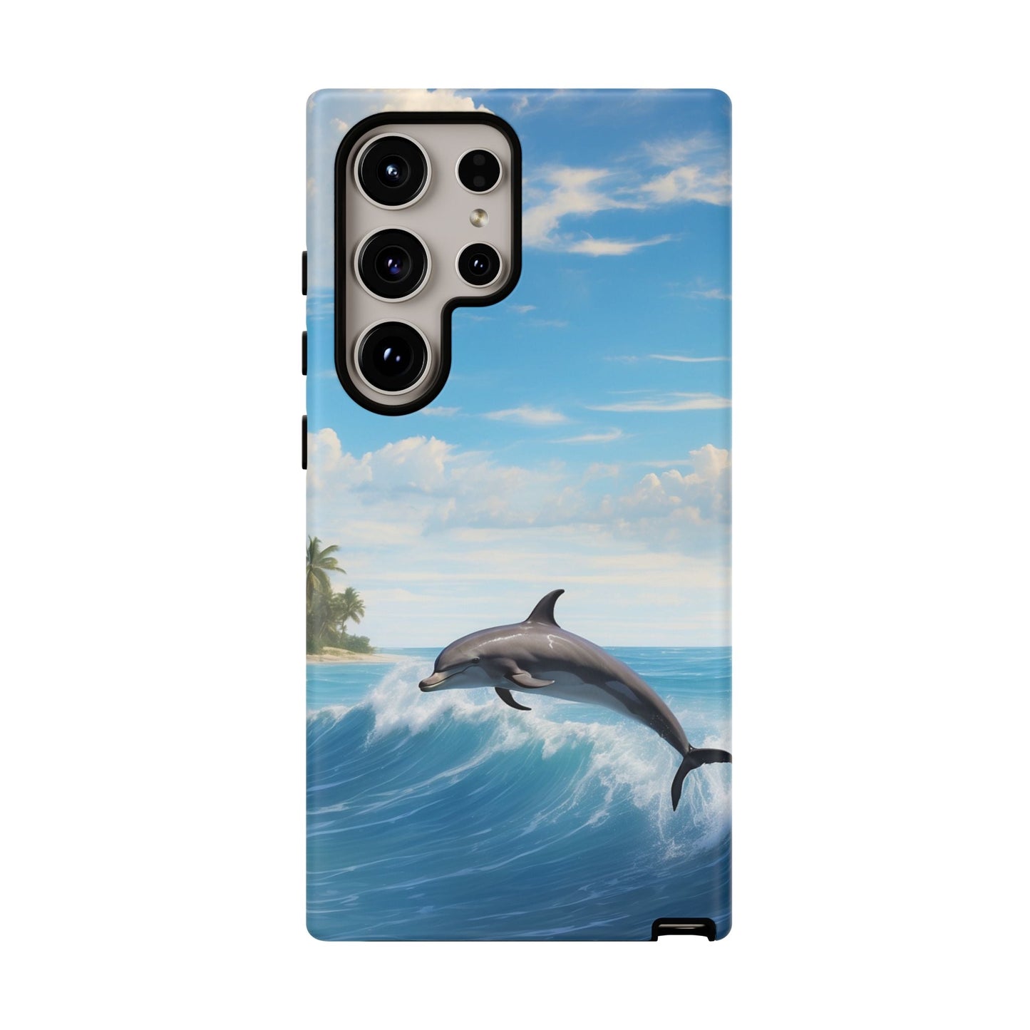 Tropical Surf Dolphin - Samsung Galaxy Case - BOGO Cases