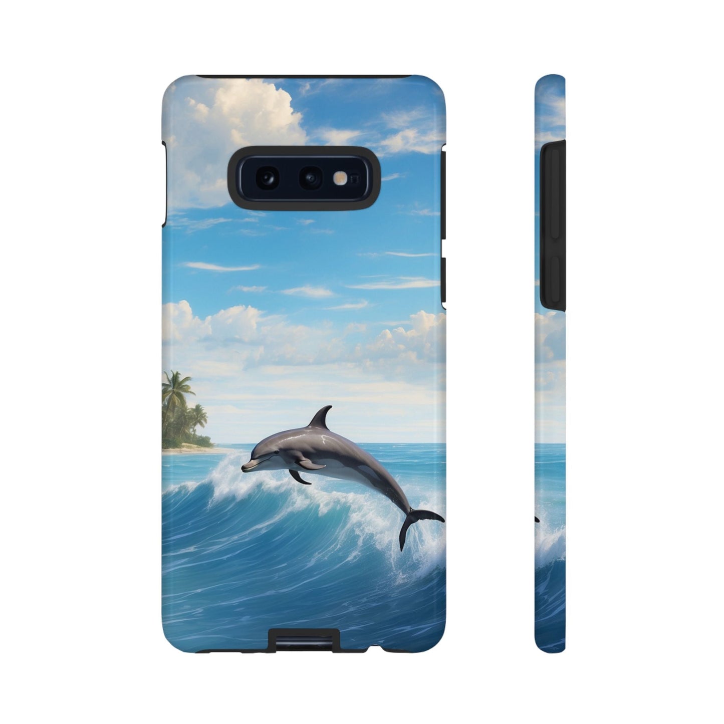 Tropical Surf Dolphin - Samsung Galaxy Case - BOGO Cases