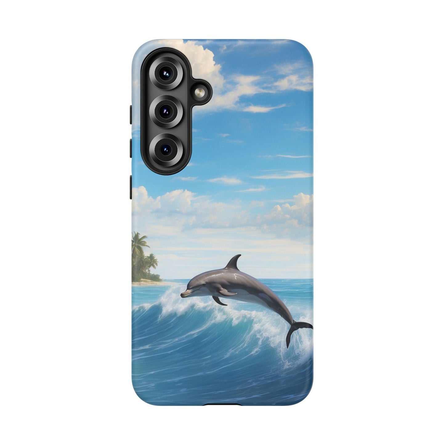 Tropical Surf Dolphin - Samsung Galaxy Case - BOGO Cases