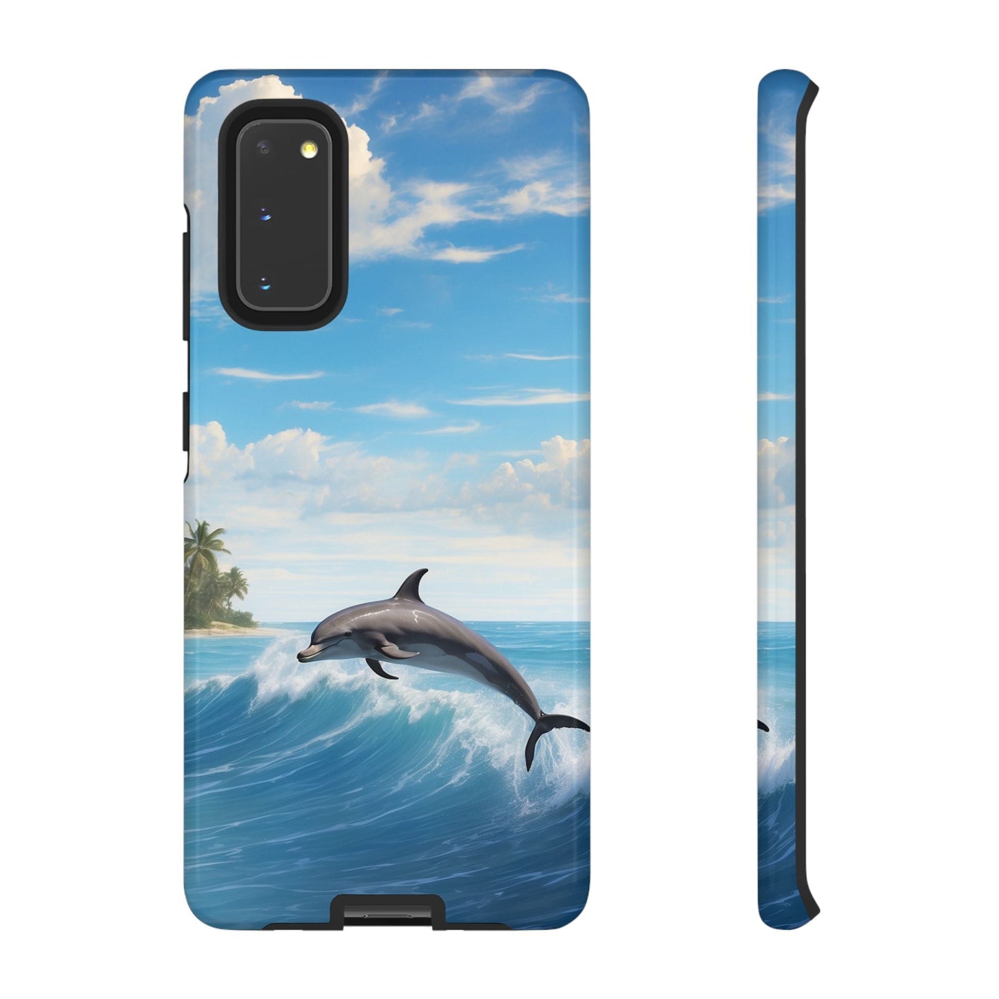 Tropical Surf Dolphin - Samsung Galaxy Case - BOGO Cases
