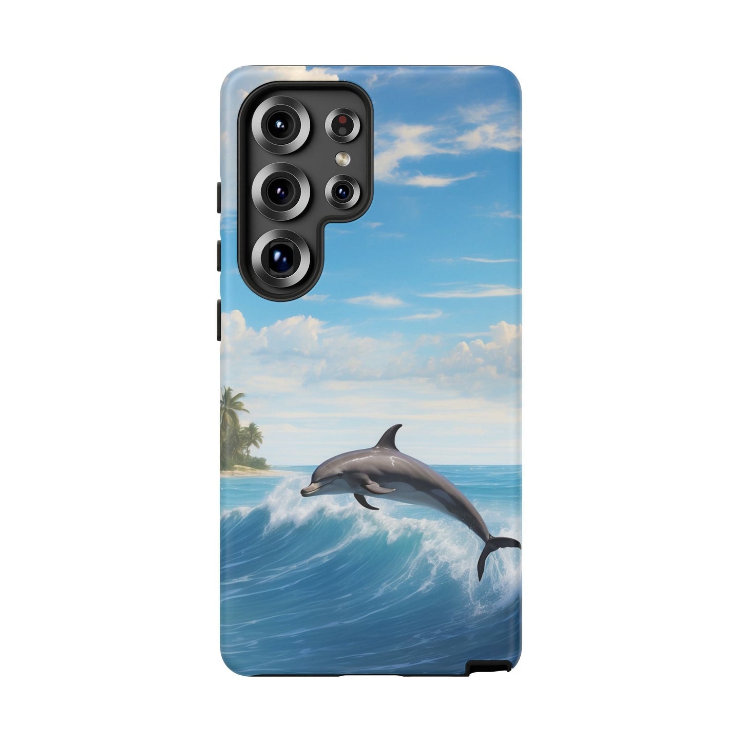 Tropical Surf Dolphin - Samsung Galaxy Case - BOGO Cases